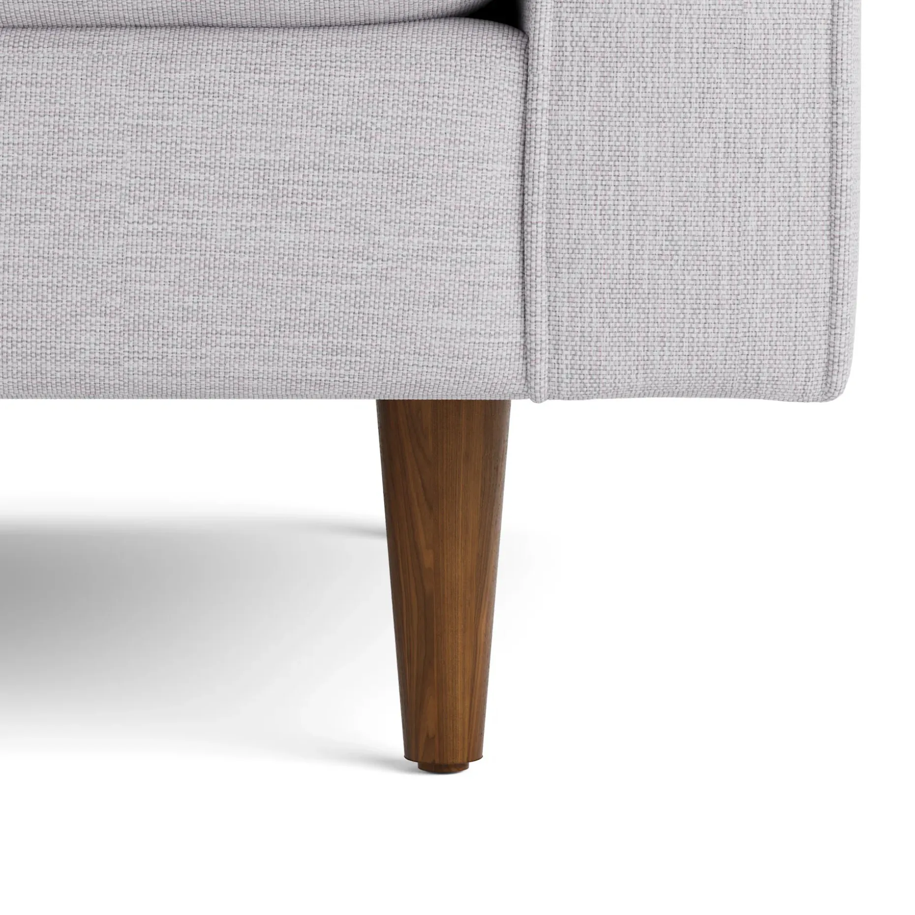 Sven 100" Tufted Left Sectional - Silver Ivory