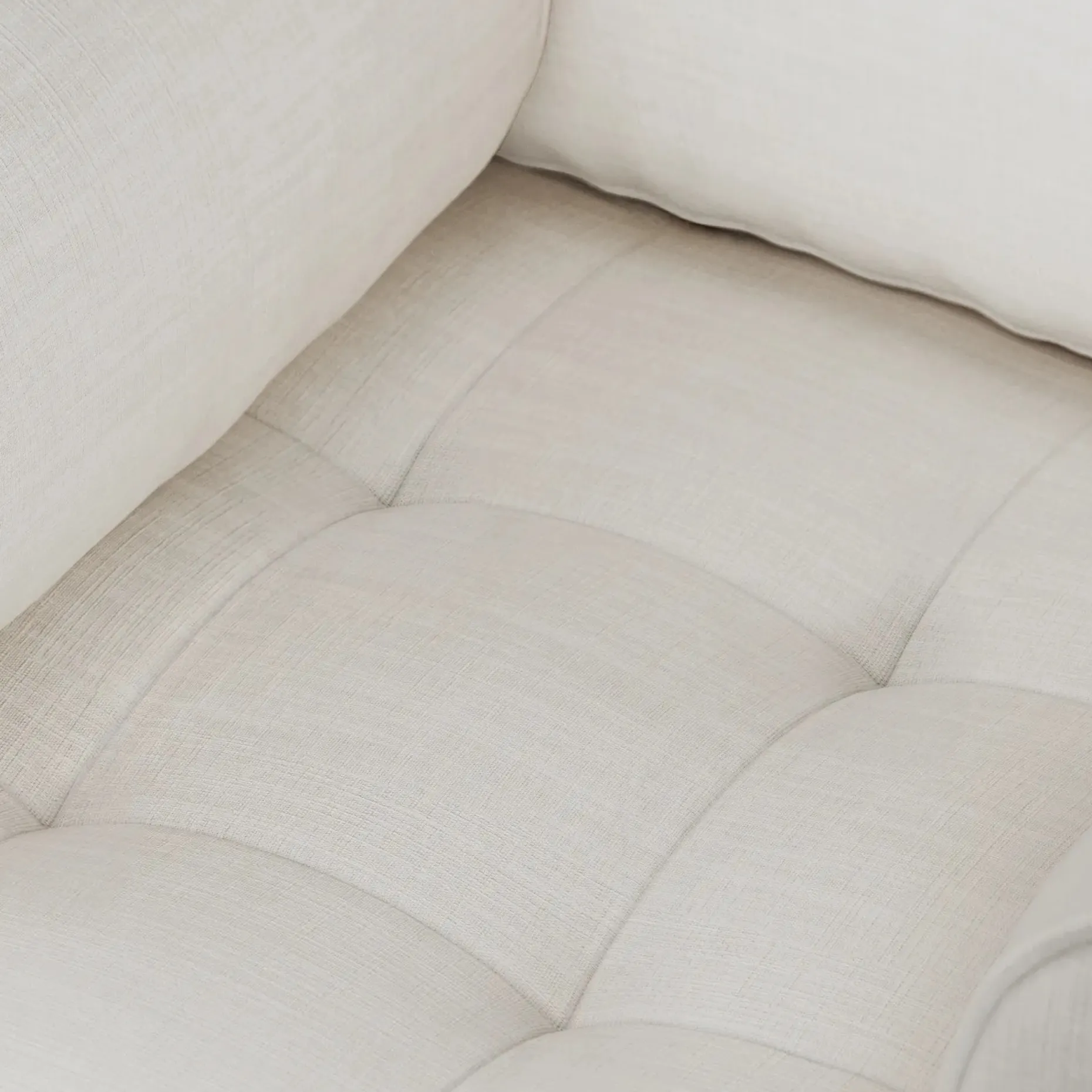 Sven 42" Tufted Lounge Chair - Biscuit Cream