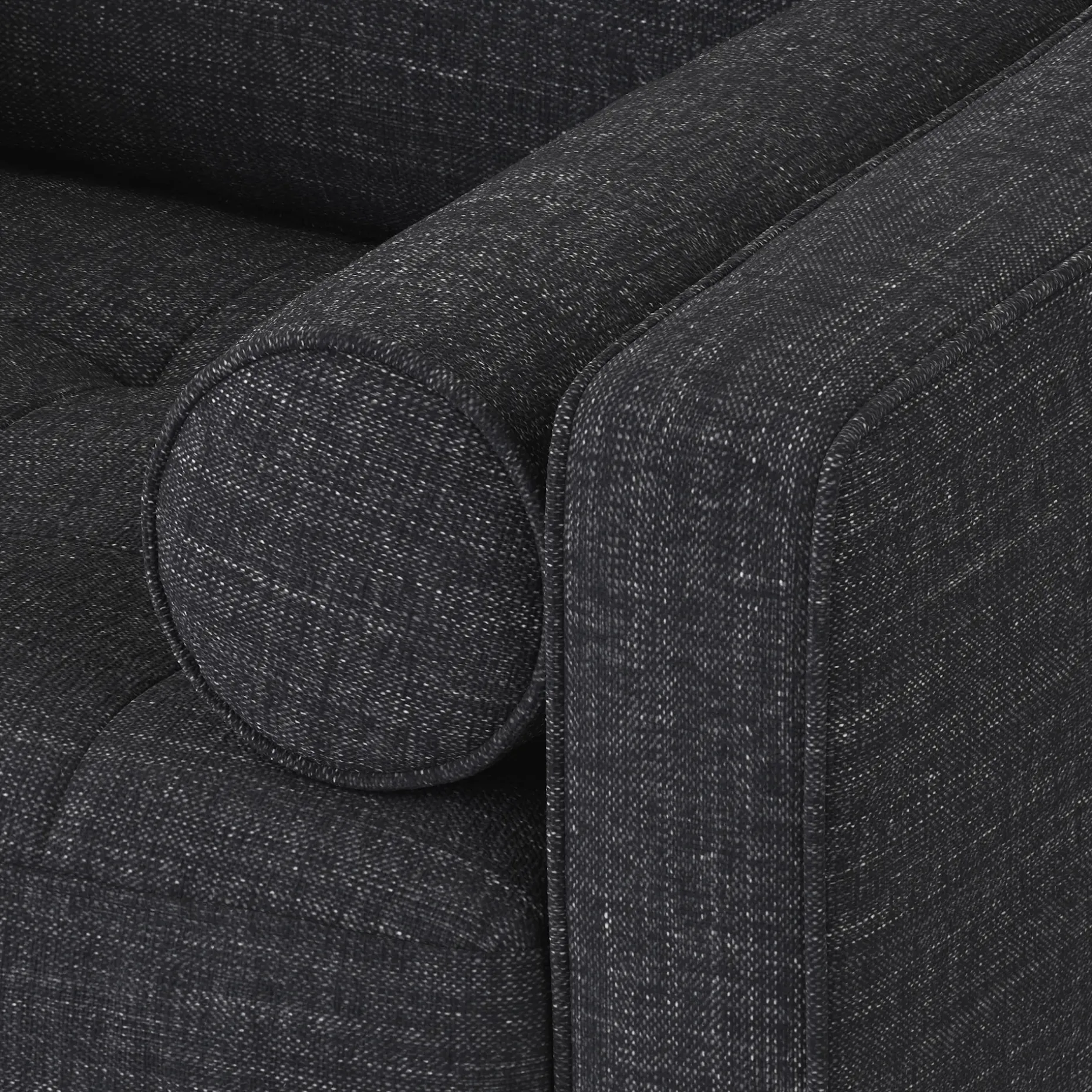Sven 42" Tufted Lounge Chair - Napa Charcoal