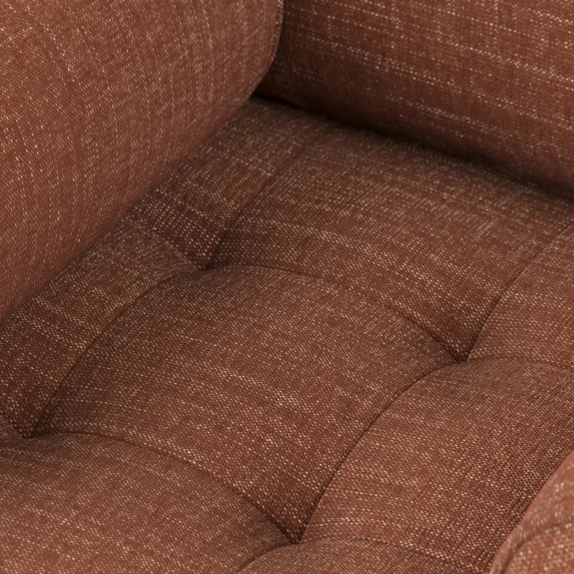 Sven 42" Tufted Lounge Chair - Napa Rust