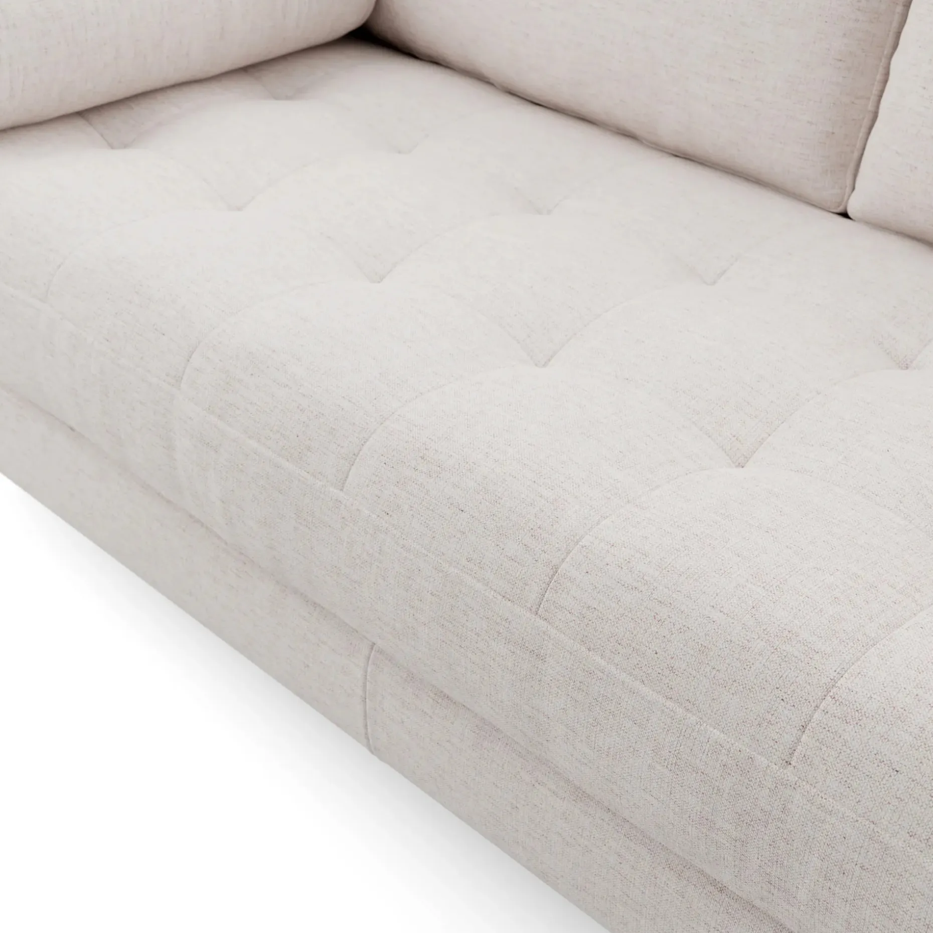 Sven 72" Tufted Loveseat - Napa White