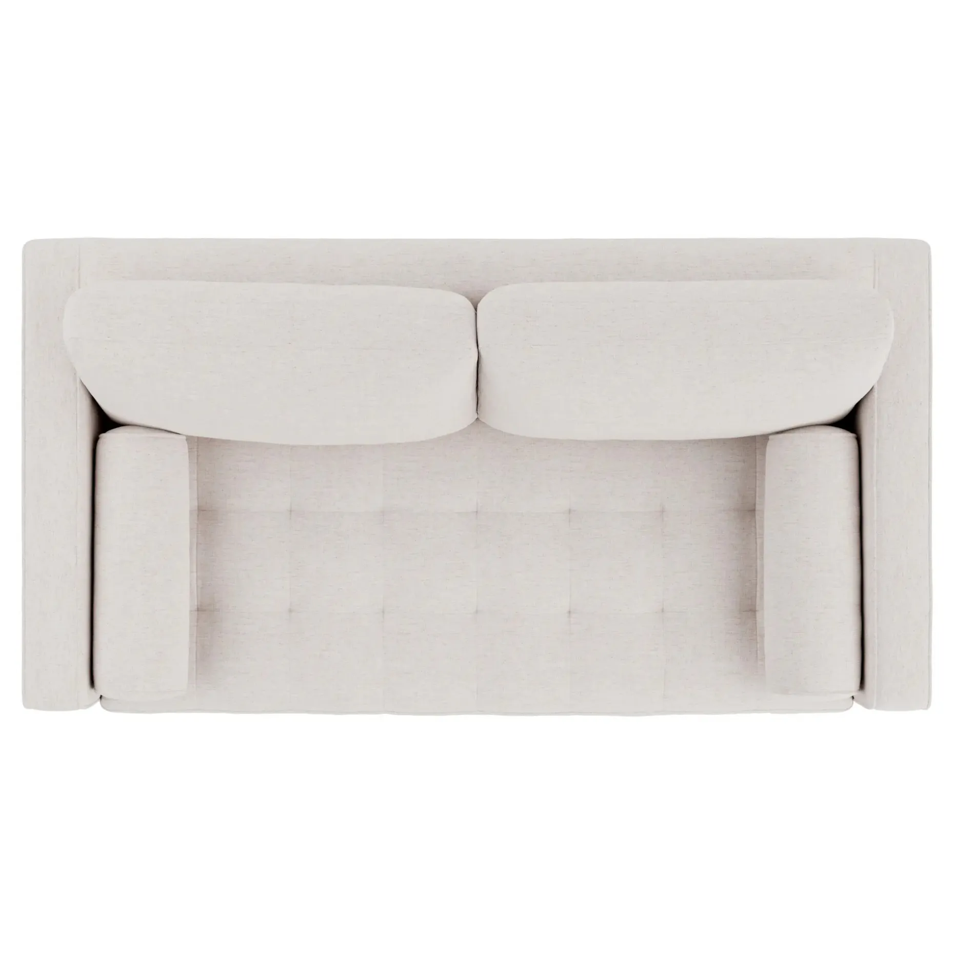 Sven 72" Tufted Loveseat - Napa White
