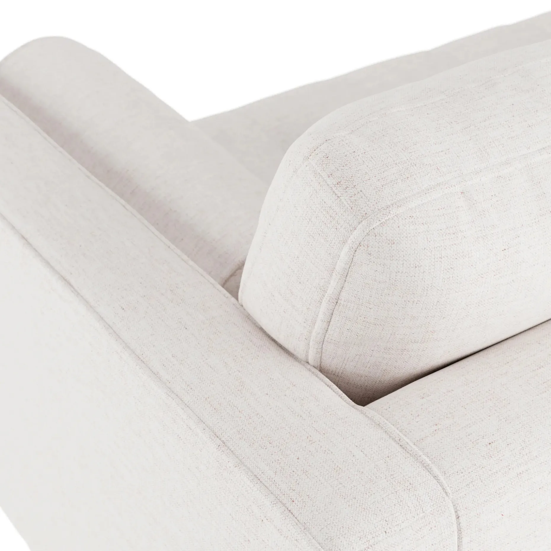 Sven 72" Tufted Loveseat - Napa White