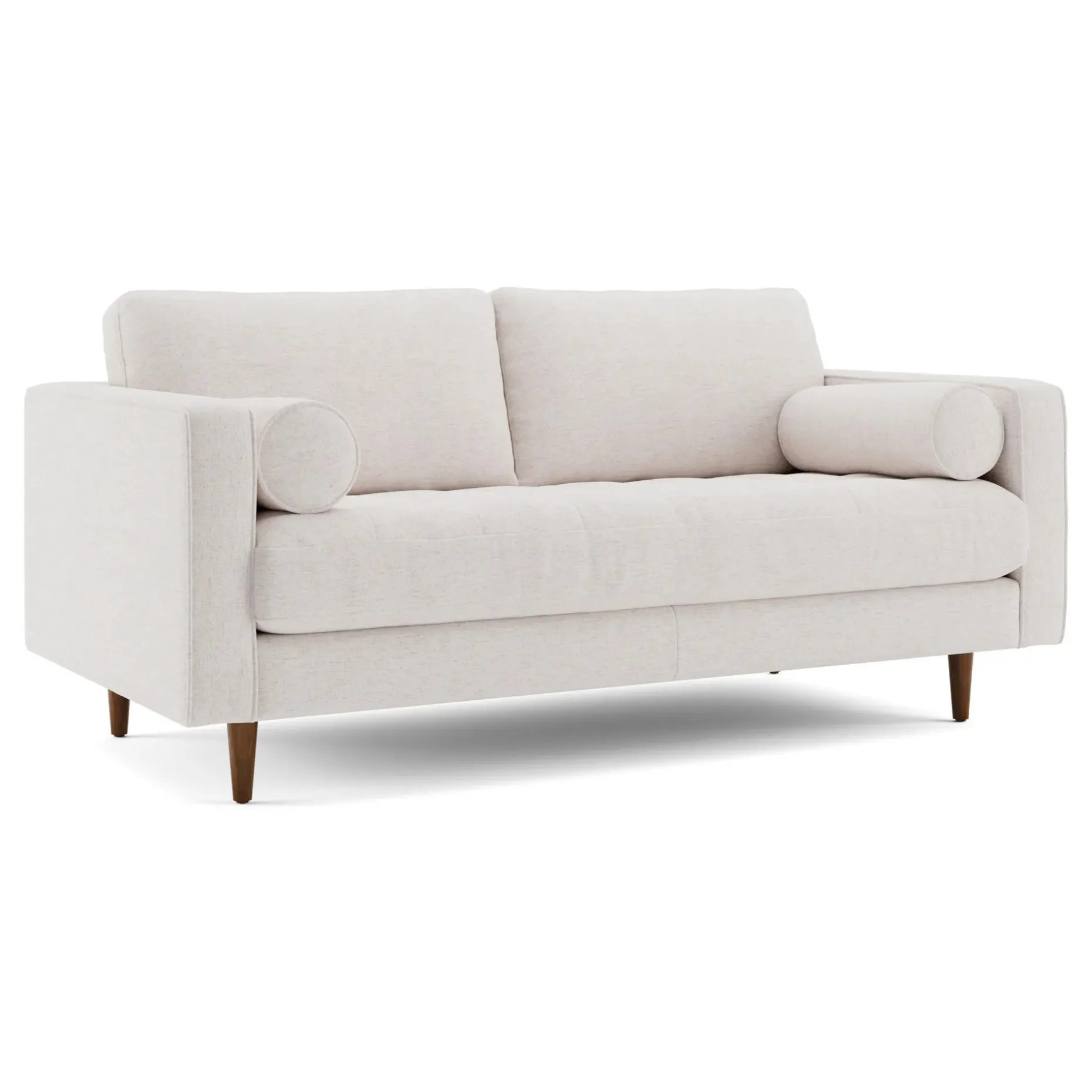 Sven 72" Tufted Loveseat - Napa White