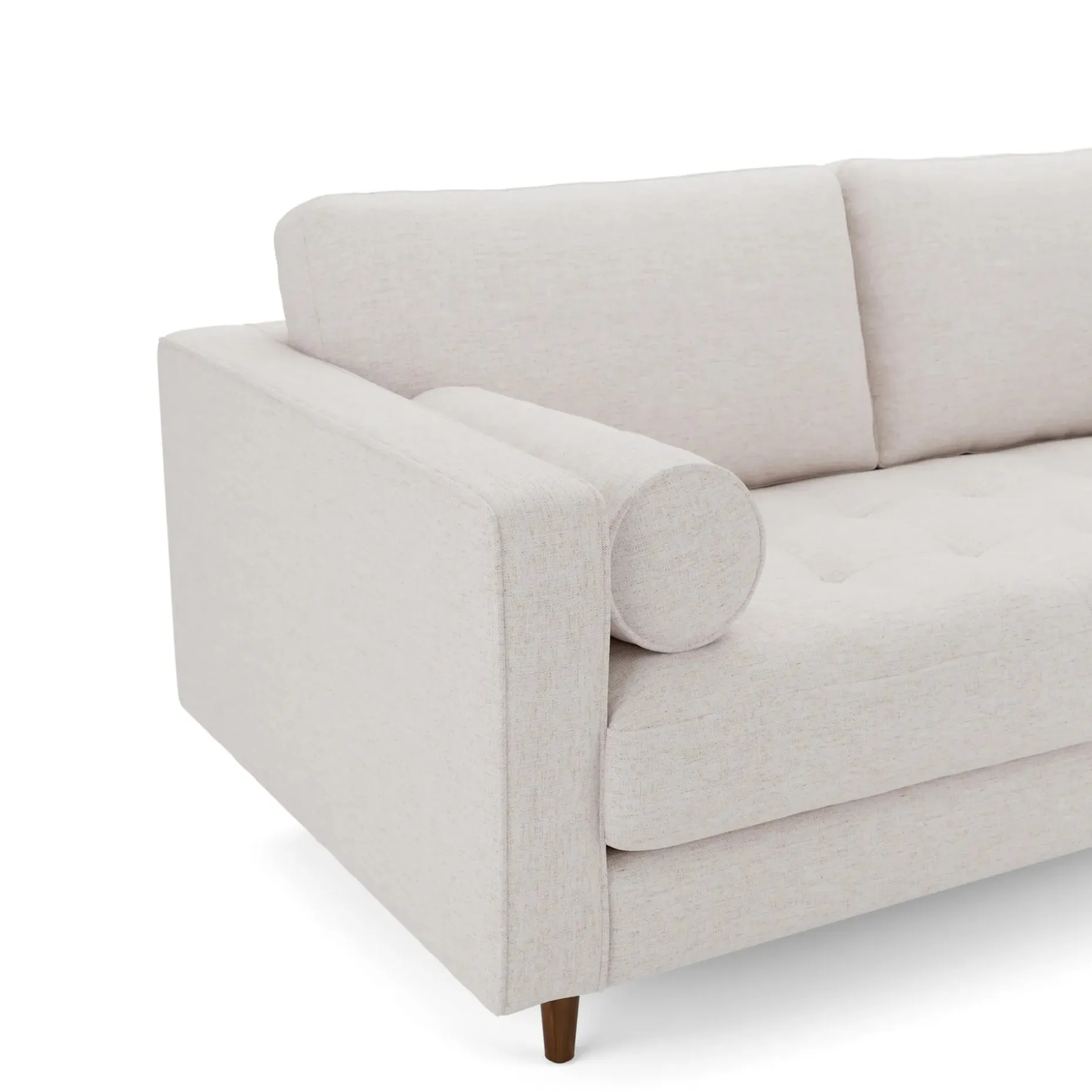Sven 72" Tufted Loveseat - Napa White