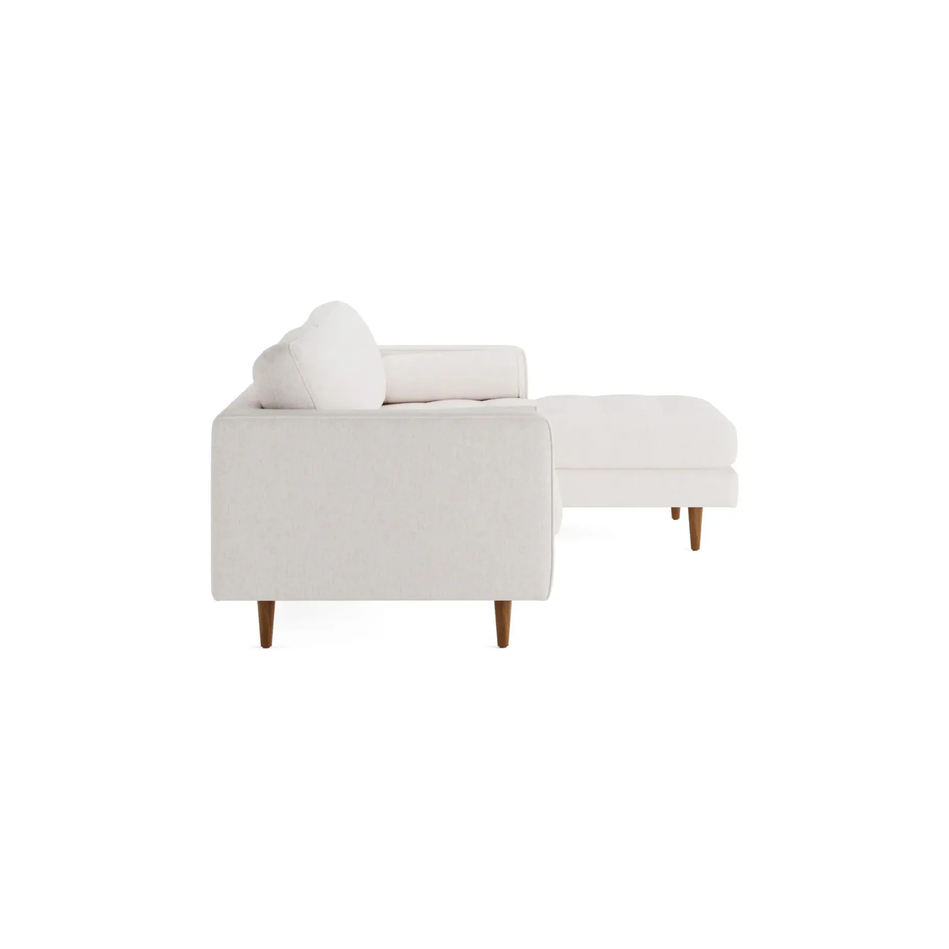 Sven 100" Tufted Right Sectional - Napa White