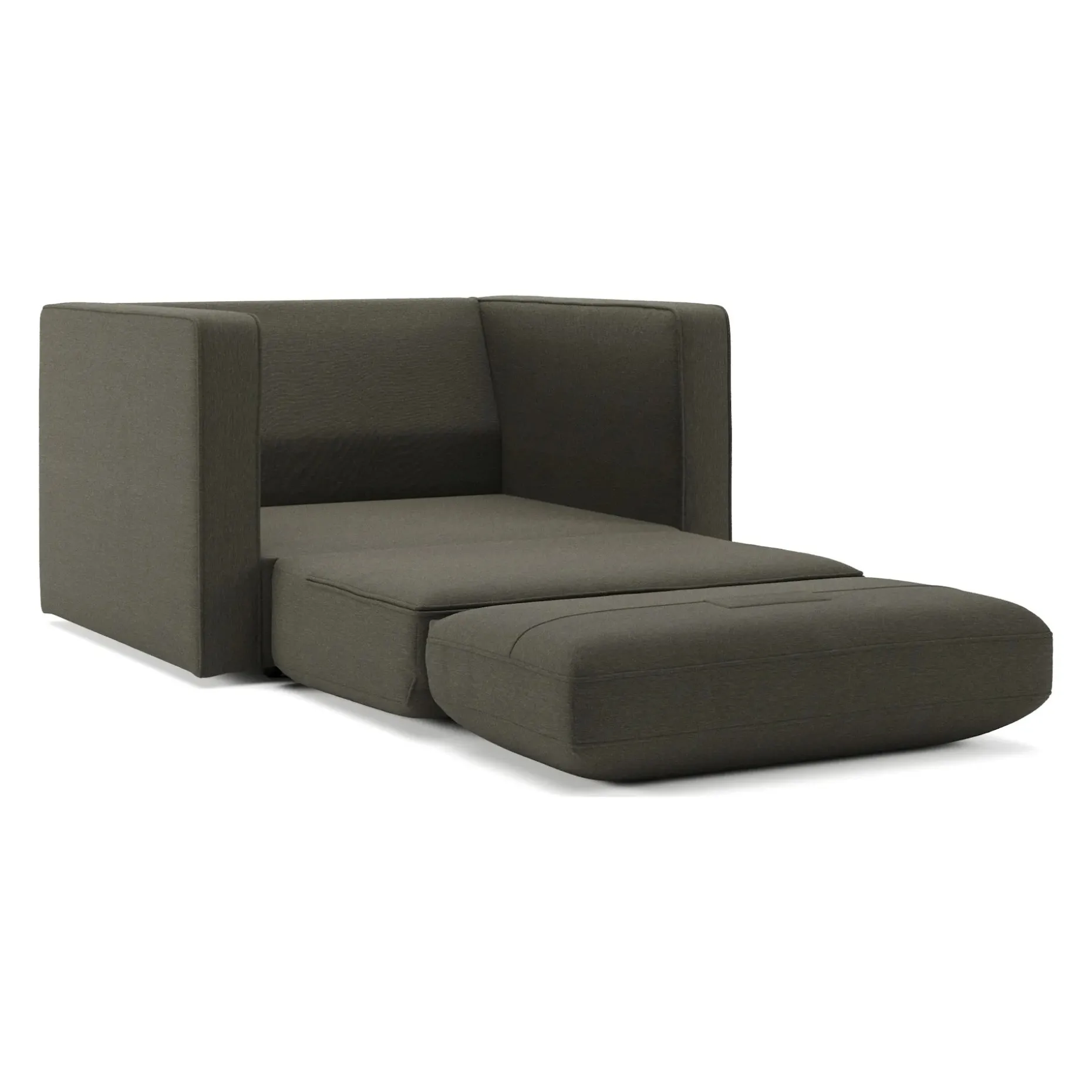 Sven 45.5" Tufted Sleeper Chair - Silver Moss