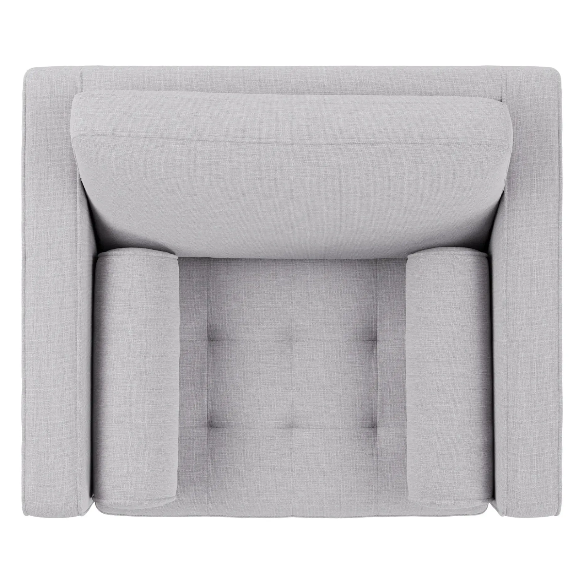 Sven 45.5" Tufted Sleeper Chair - Silver Ivory