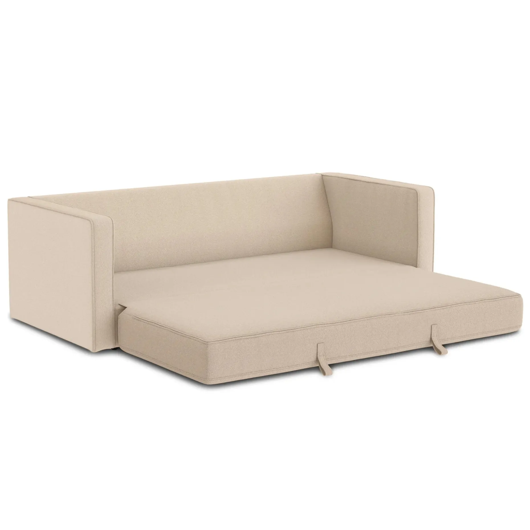 Sven 88" Tufted Sofa Bed - Ratine Buff
