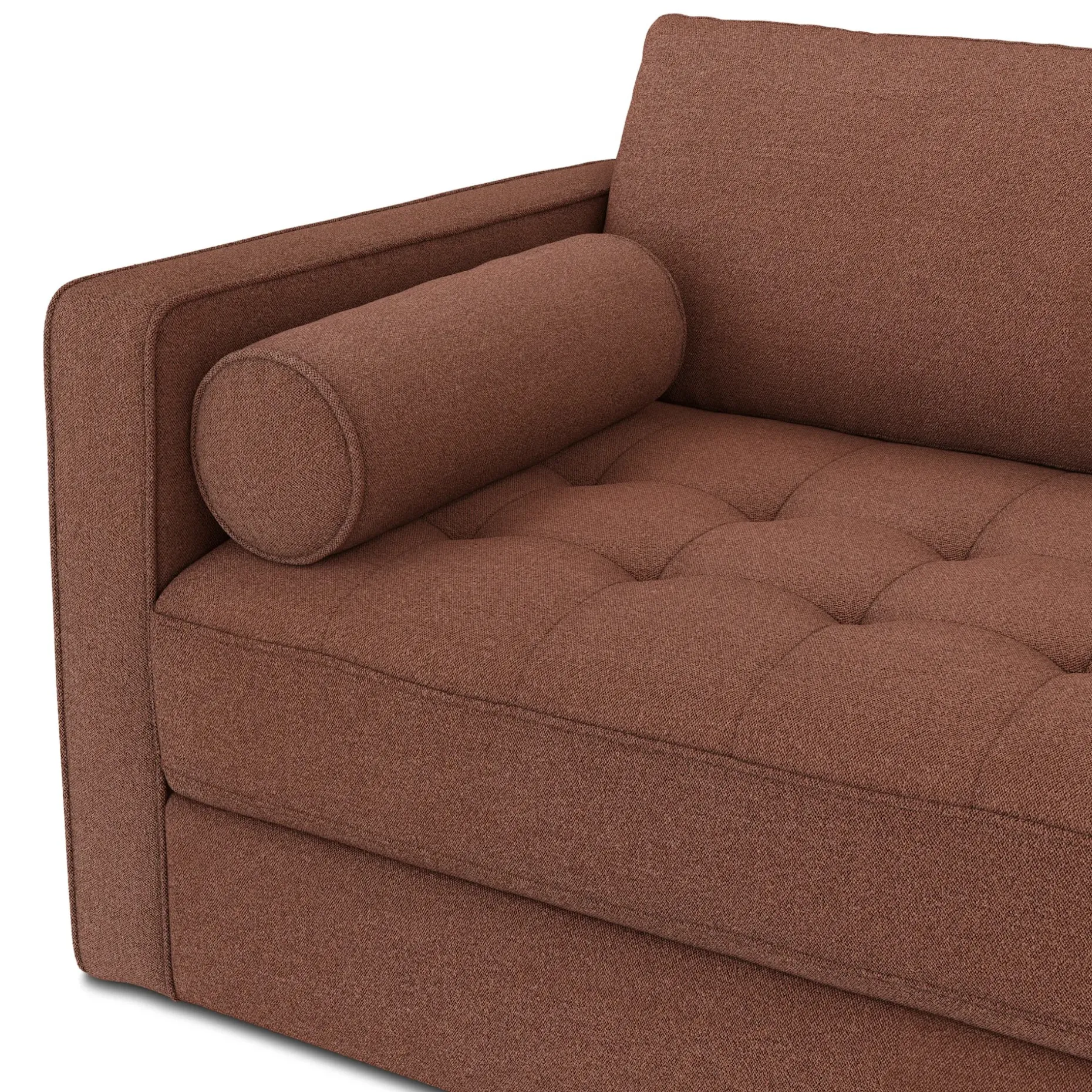 Sven 88" Tufted Sofa Bed - Ratine Oxide