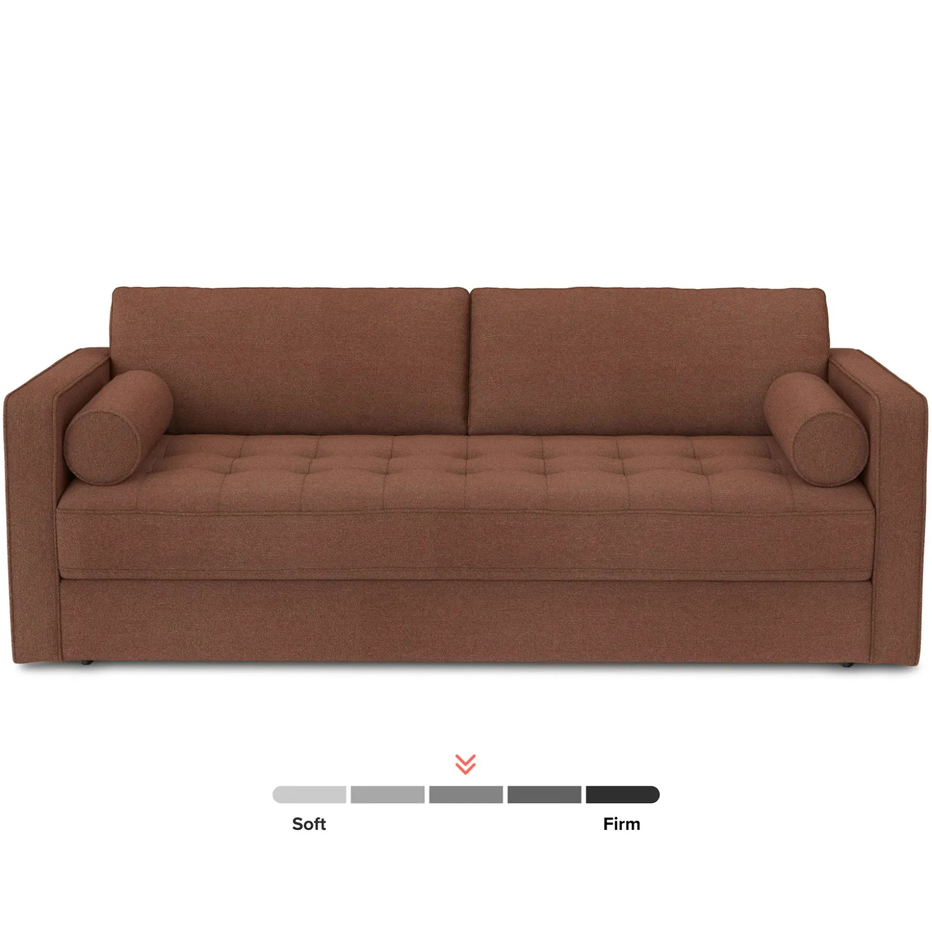 Sven 88" Tufted Sofa Bed - Ratine Oxide