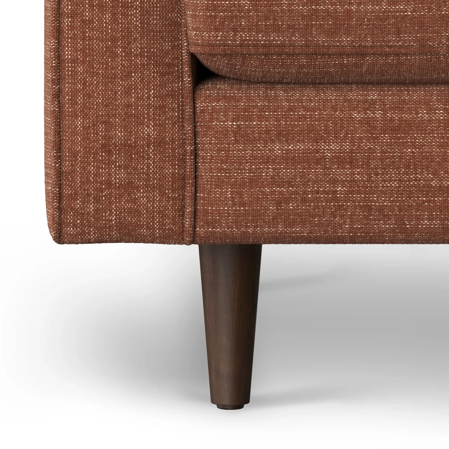 Sven 88" Tufted Sofa - Napa Rust