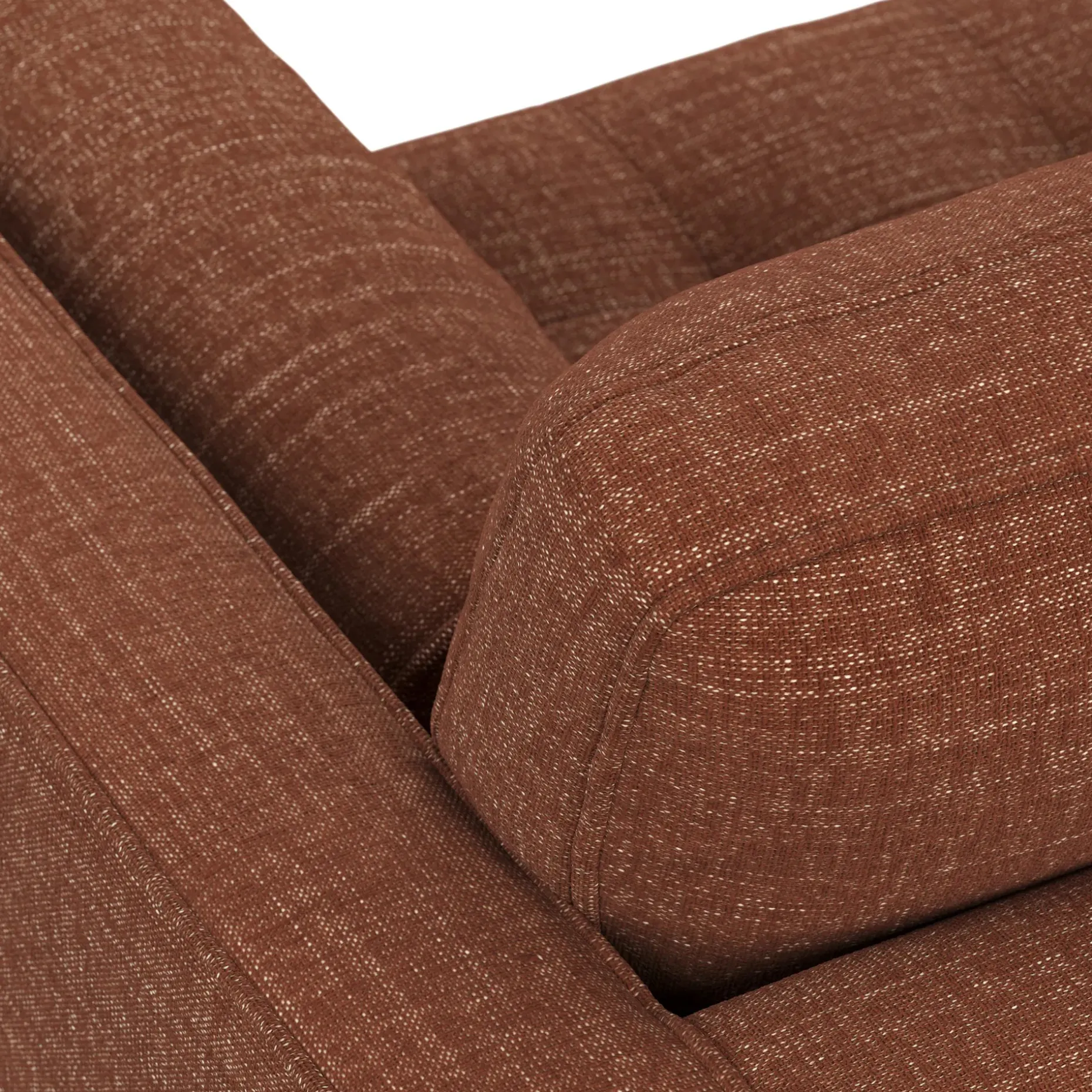 Sven 88" Tufted Sofa - Napa Rust