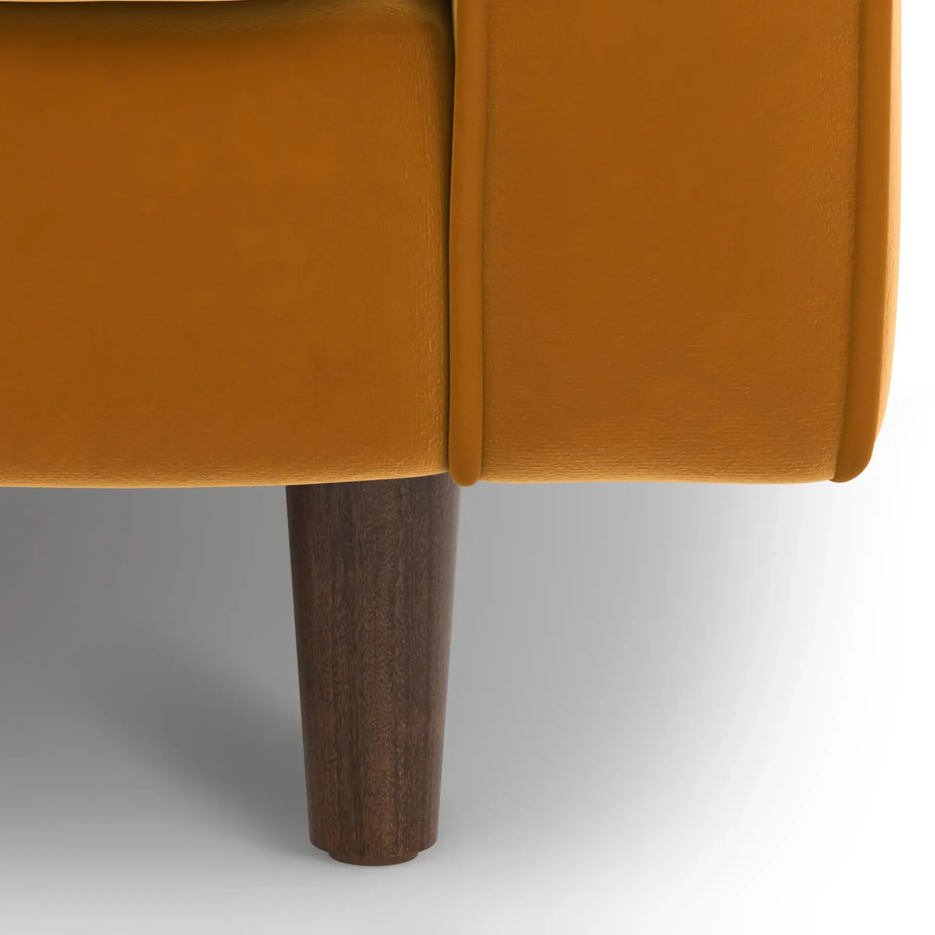 Sven 72" Tufted Velvet Loveseat - Plush Pacific Ginger