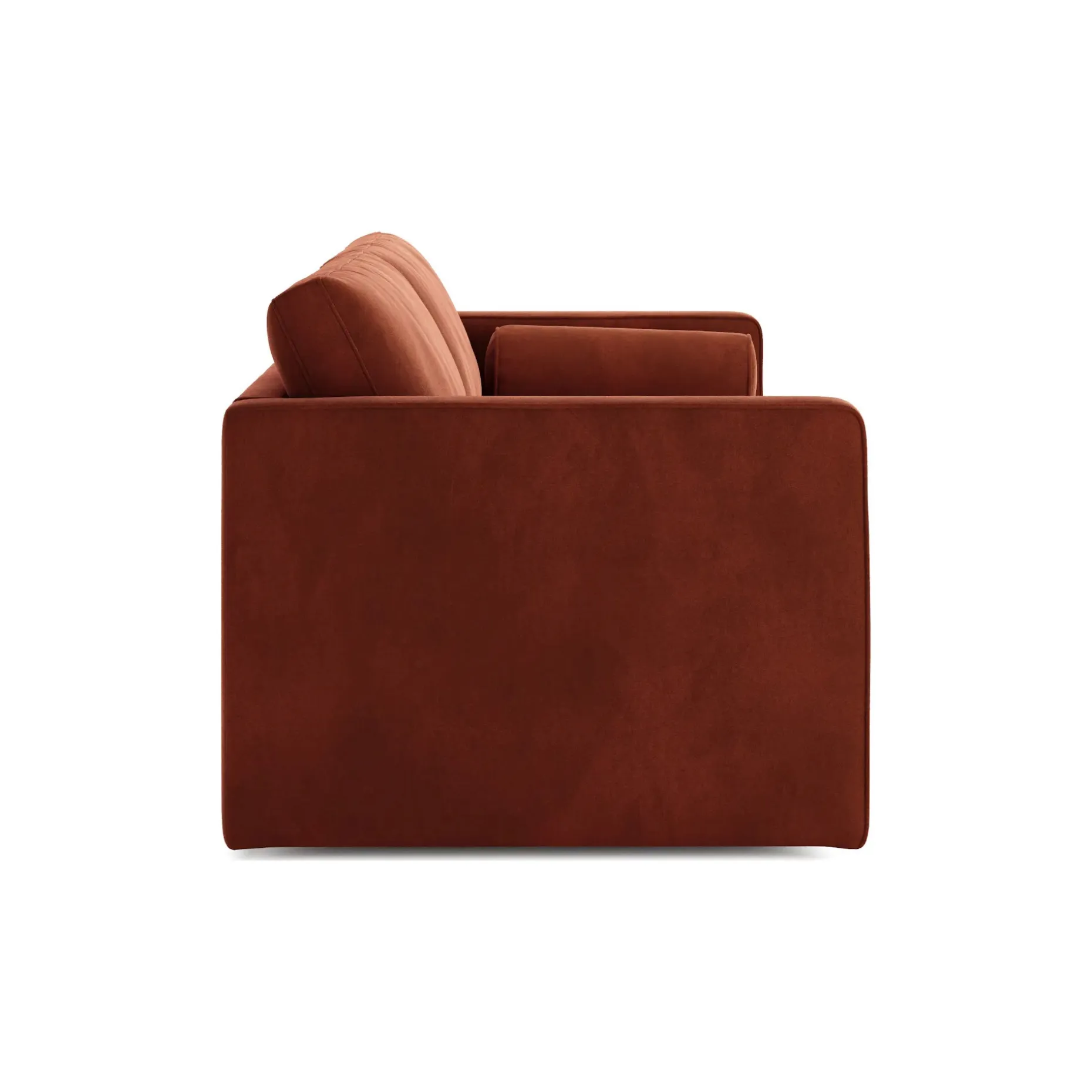 Sven 88" Tufted Velvet Sofa Bed - Hale Rust
