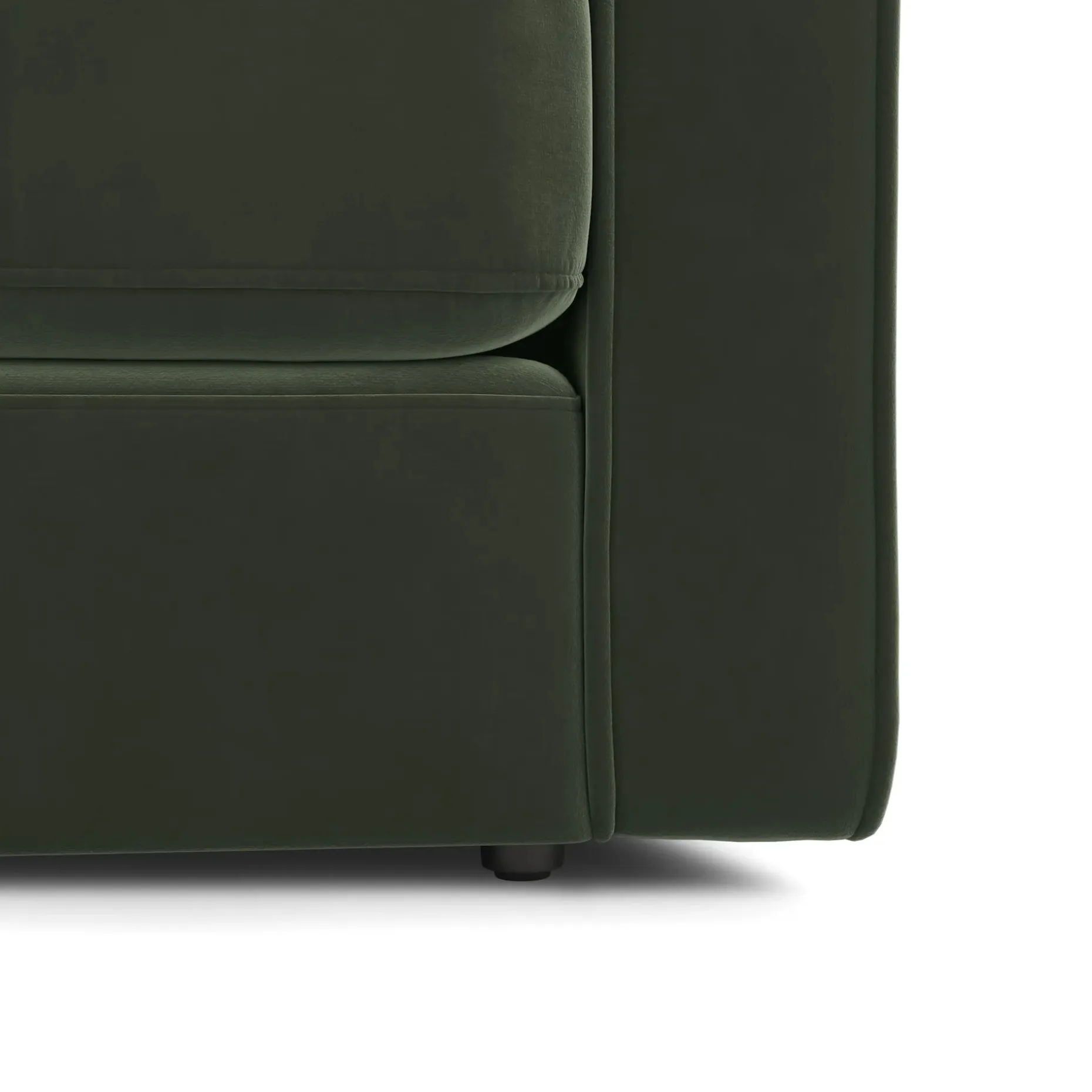 Sven 88" Tufted Velvet Sofa Bed - Plush Pacific Green