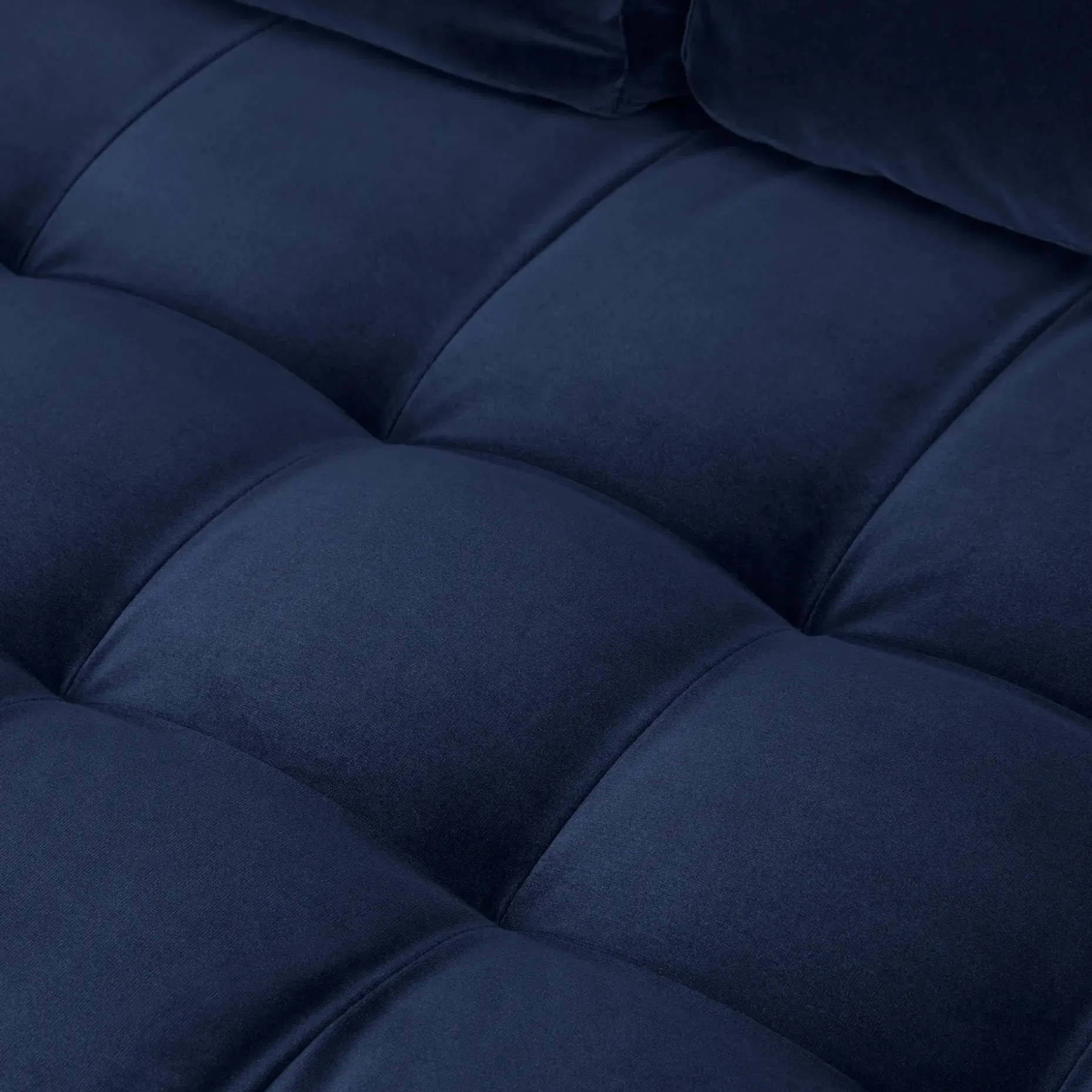 Sven 88" Tufted Velvet Sofa - Plush Cascadia Blue