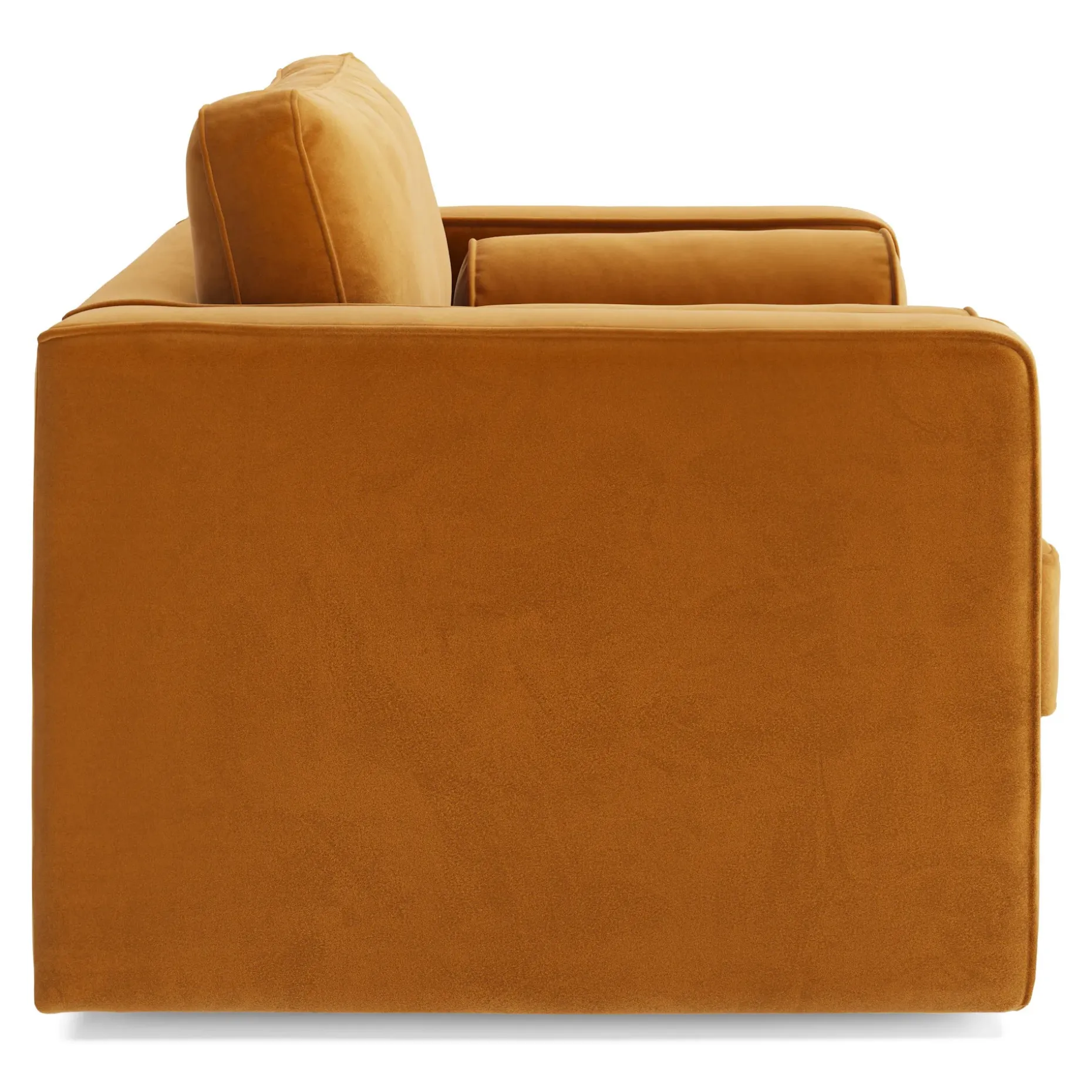 Sven 42.5" Tufted Velvet Swivel Chair - Plush Pacific Ginger
