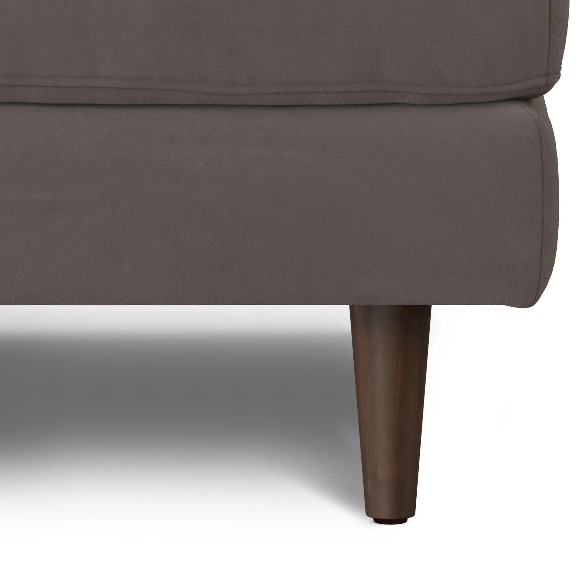 Sven 30" Velvet Ottoman - Hale Warm Gray