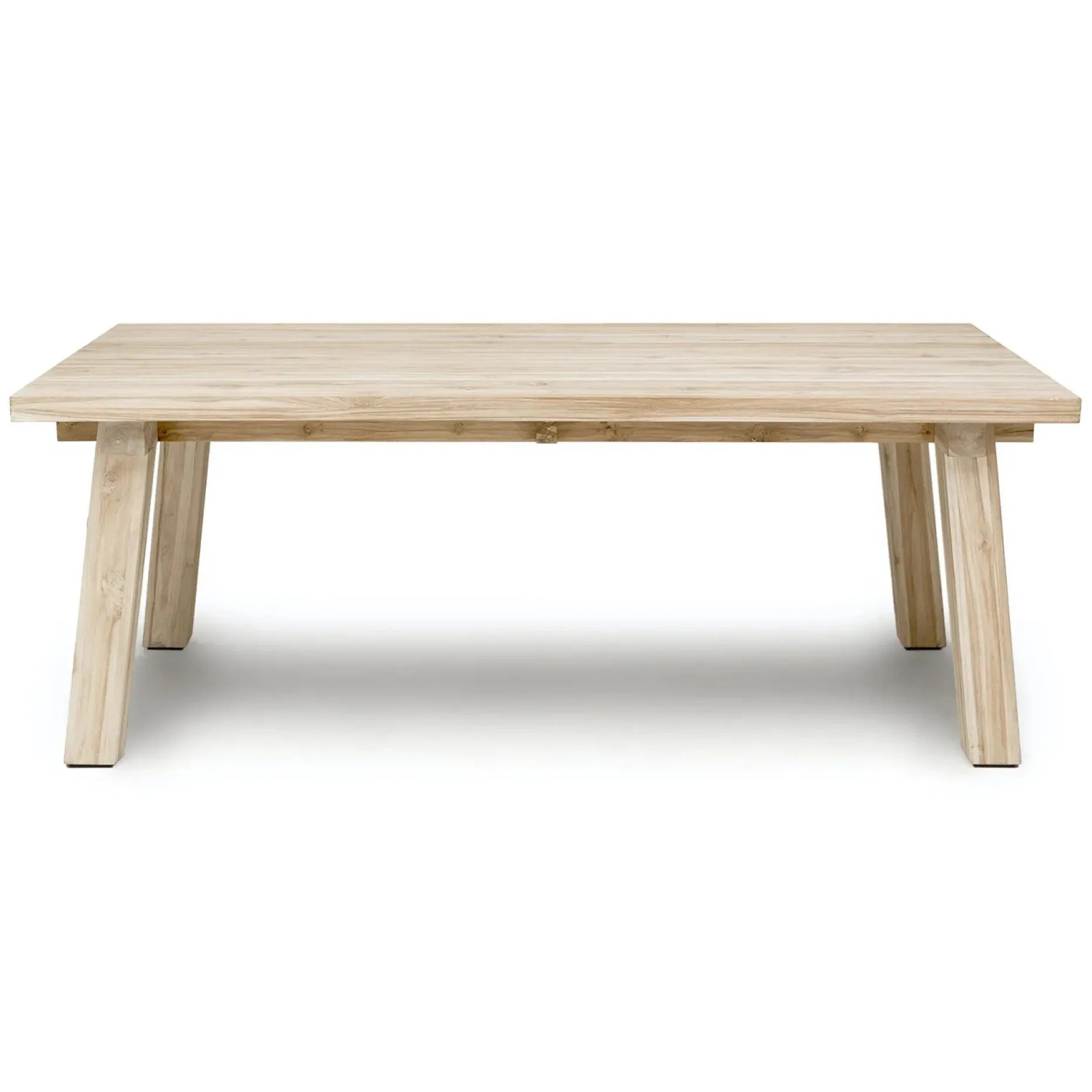 Teaka 79" Outdoor Dining Table - Natural Teak
