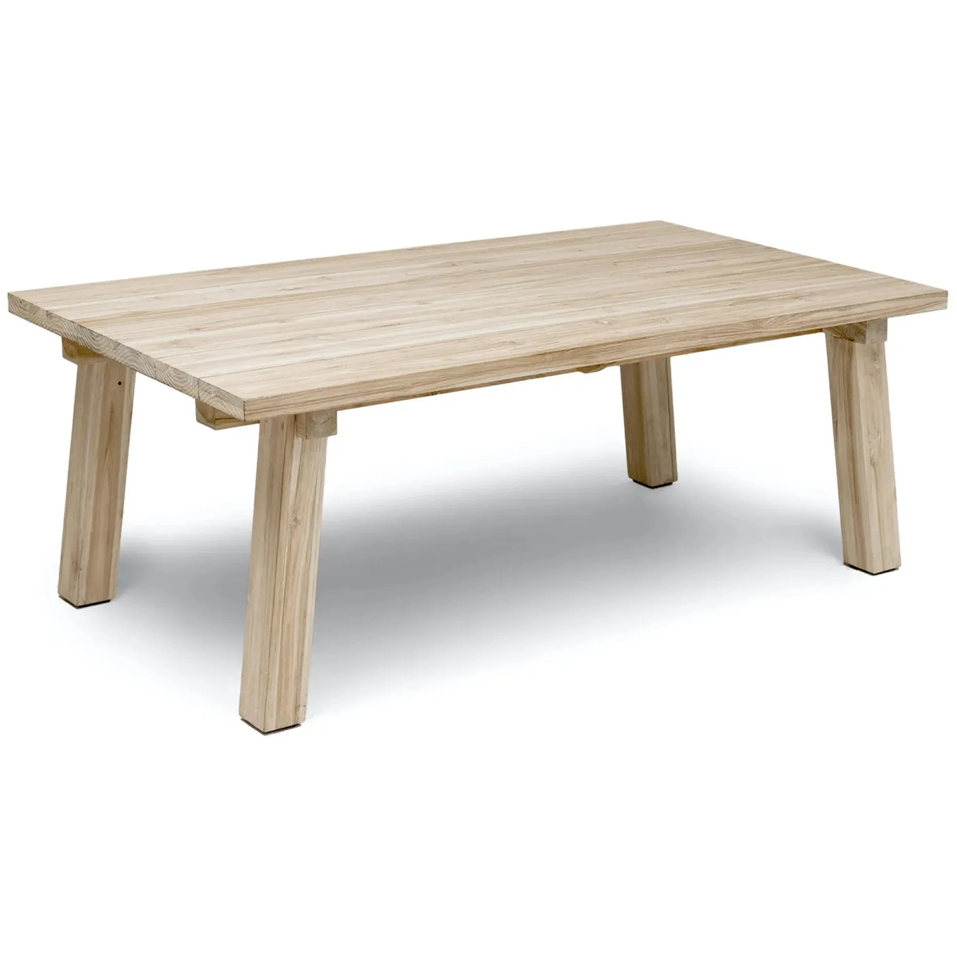 Teaka 79" Outdoor Dining Table - Natural Teak