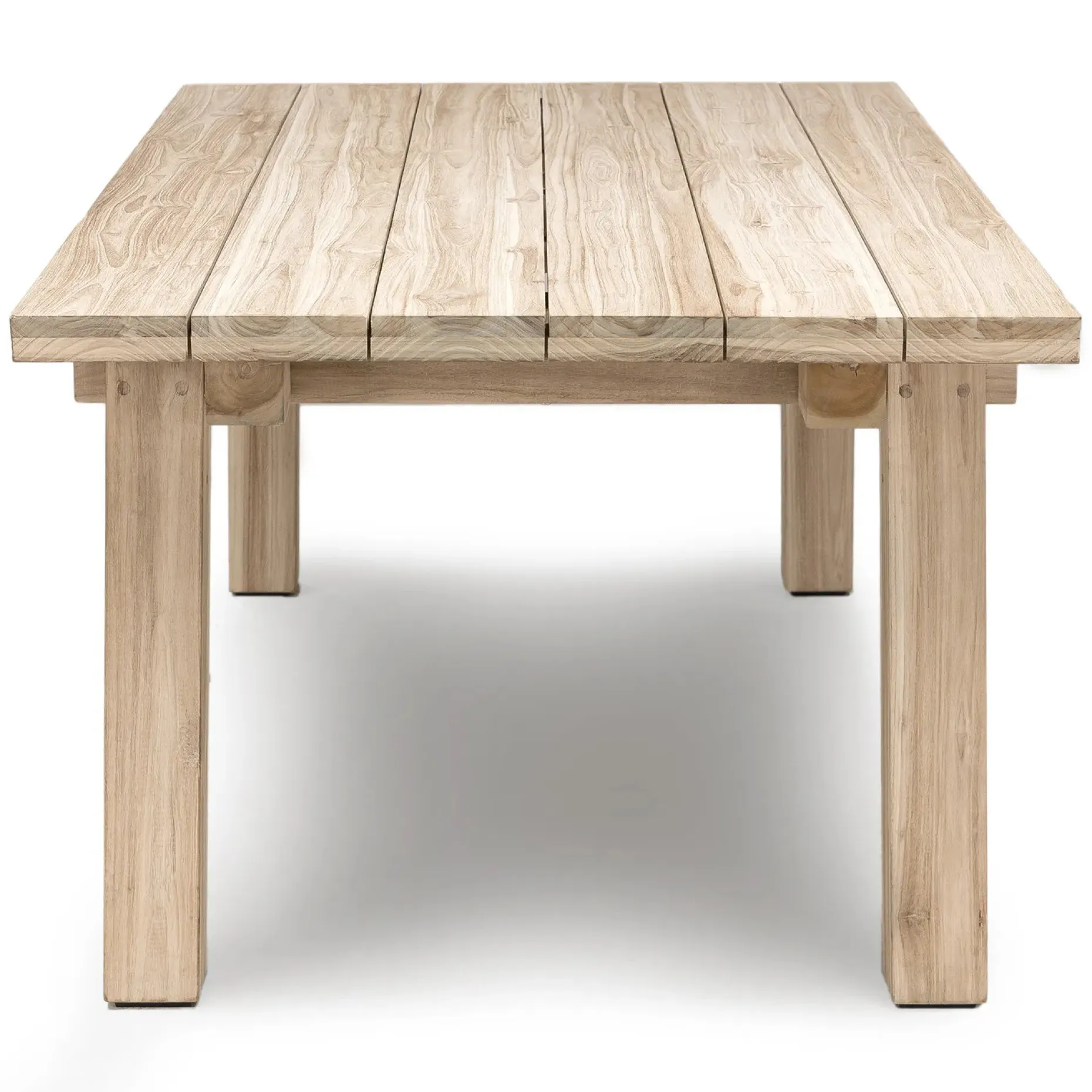 Teaka 79" Outdoor Dining Table - Natural Teak