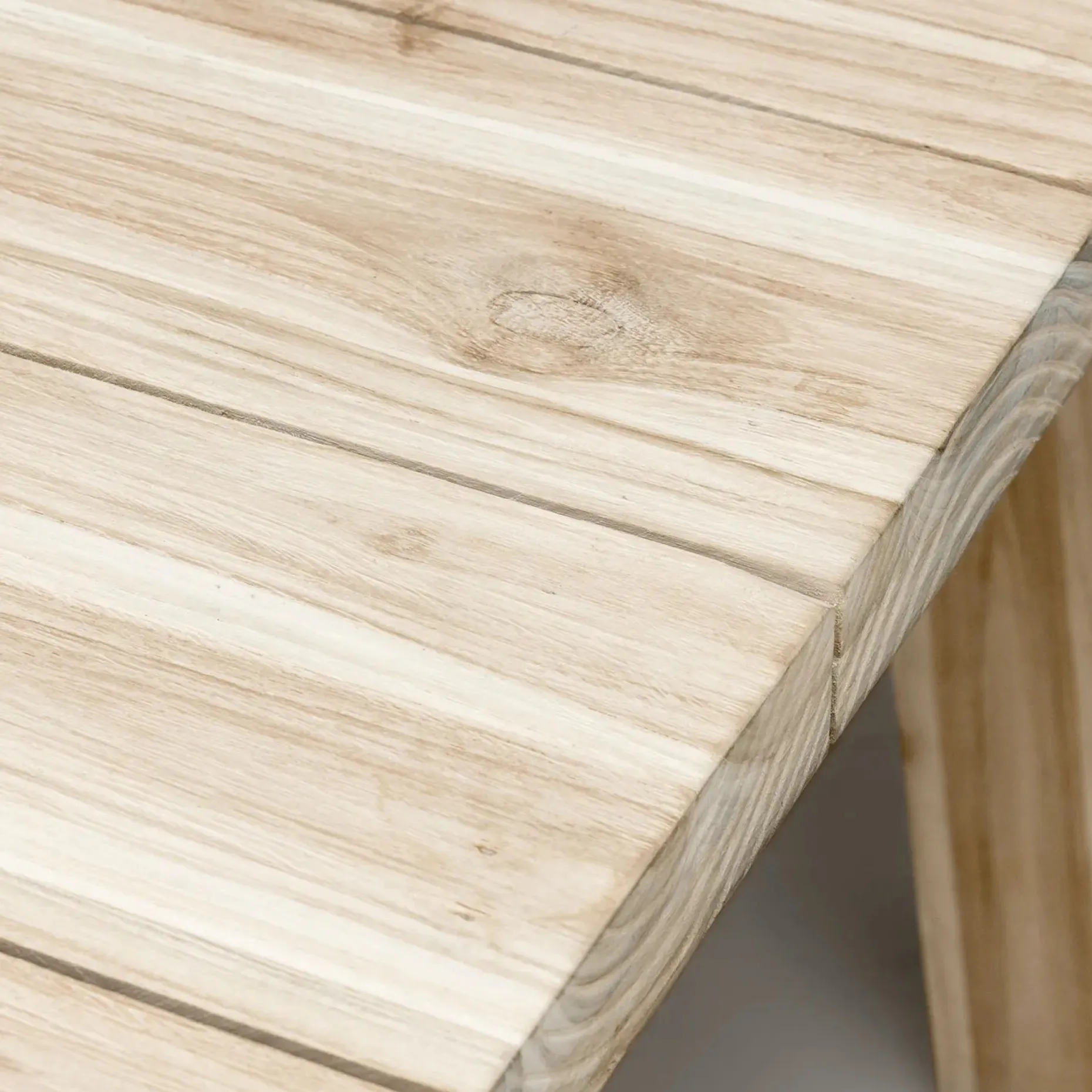 Teaka 79" Outdoor Dining Table - Natural Teak