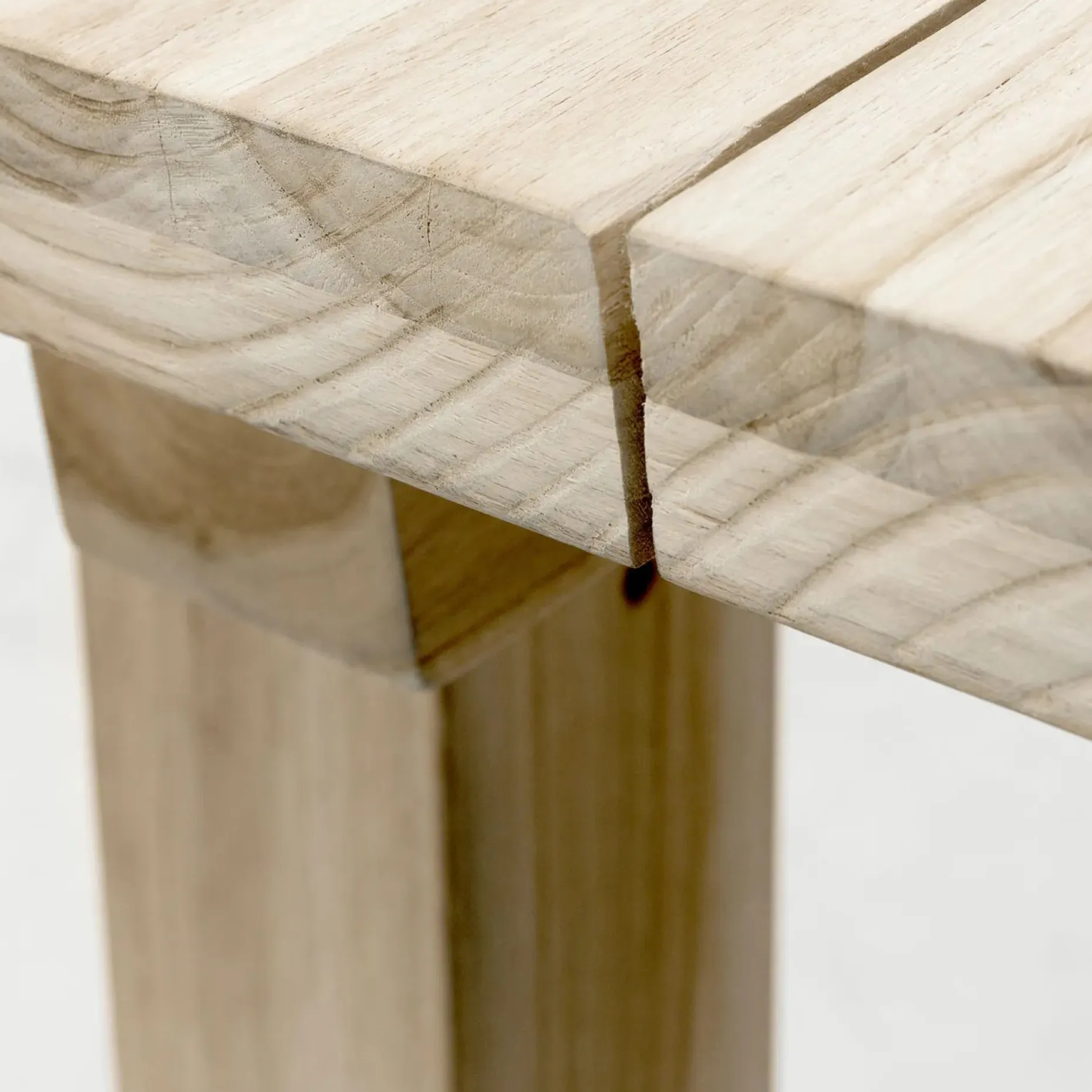 Teaka 79" Outdoor Dining Table - Natural Teak