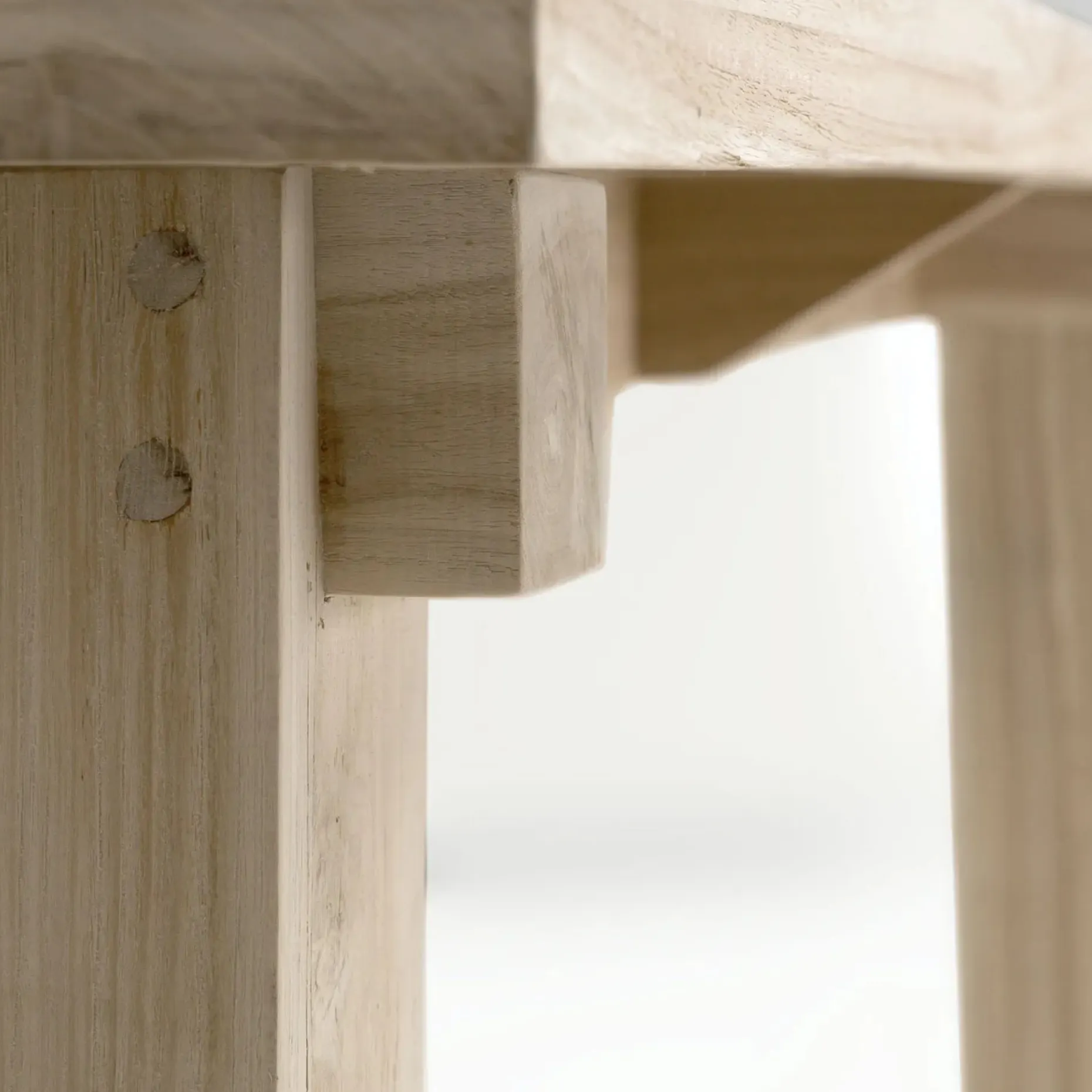 Teaka 102" Outdoor Dining Table - Natural Teak