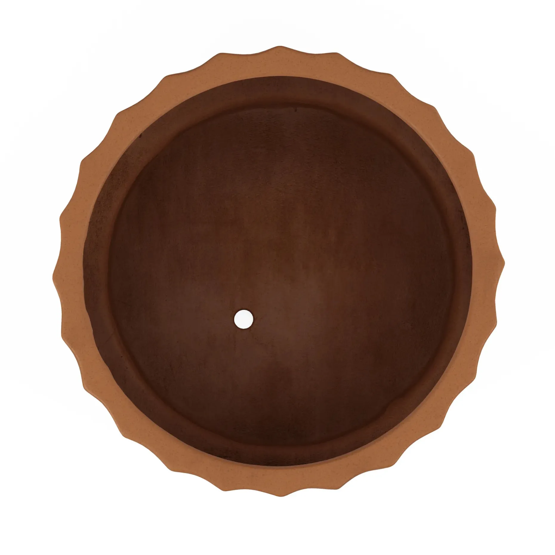Tera Short Indoor/Outdoor Planter - Terracotta