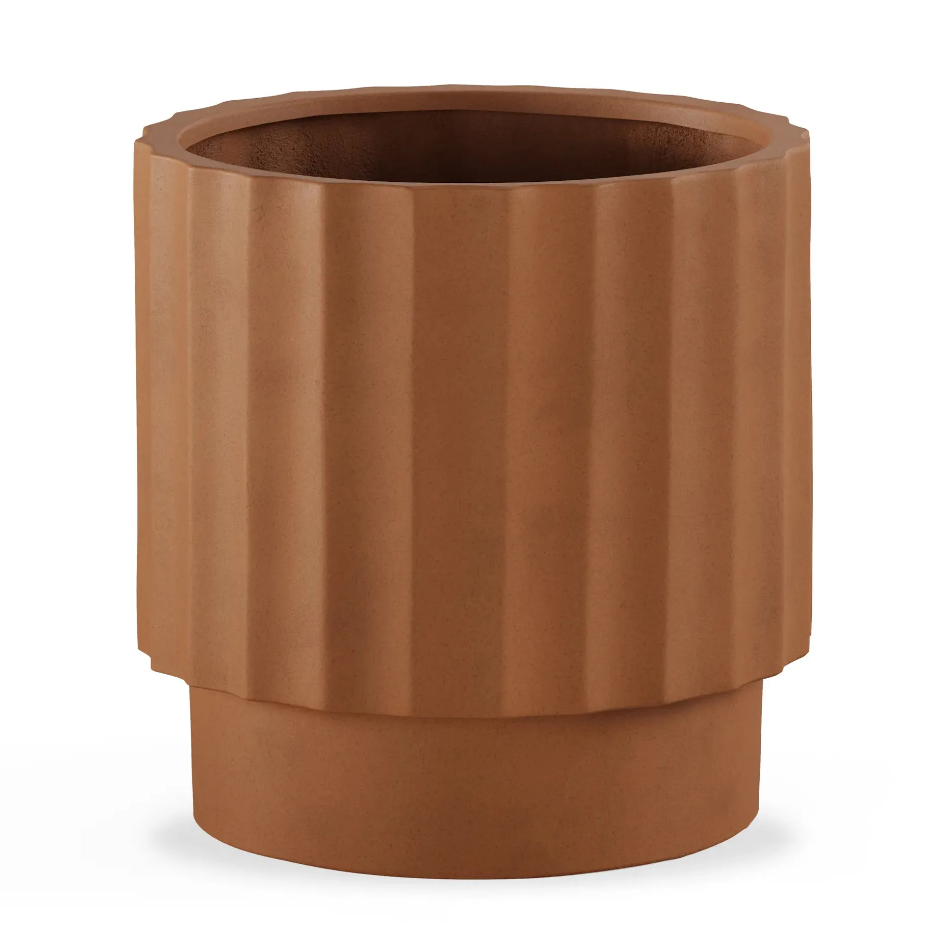 Tera Short Indoor/Outdoor Planter - Terracotta
