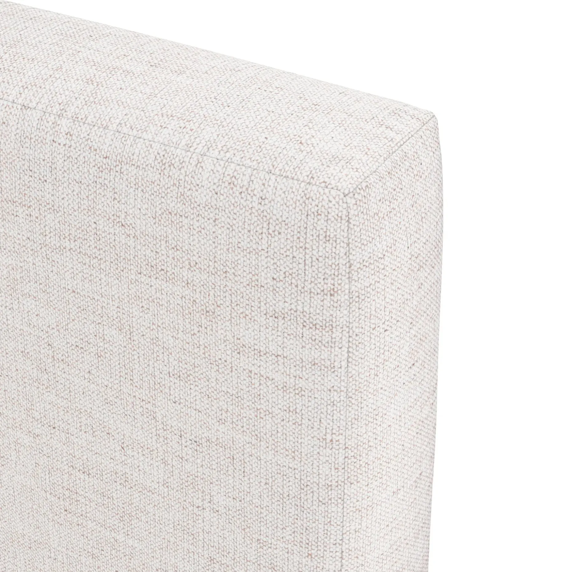 Tessu Full Low Profile Upholstered Bed - Napa White