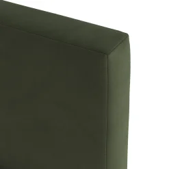 Tessu King Low Profile Velvet Bed - Hale Fir Green