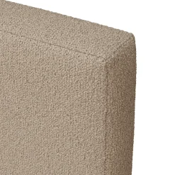 Tessu Queen Low Profile Upholstered Bed - Sandstone Wool Bouclé