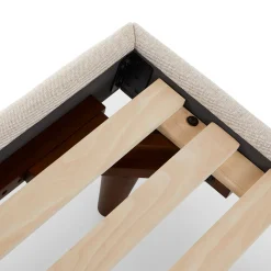 Tessu Twin Low Profile Upholstered Bed - Clay Taupe