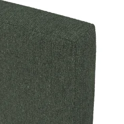 Tessu Twin Low Profile Upholstered Bed - Green Wool Bouclé
