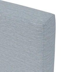 Tessu Twin Low Profile Upholstered Bed - Silver Light Blue