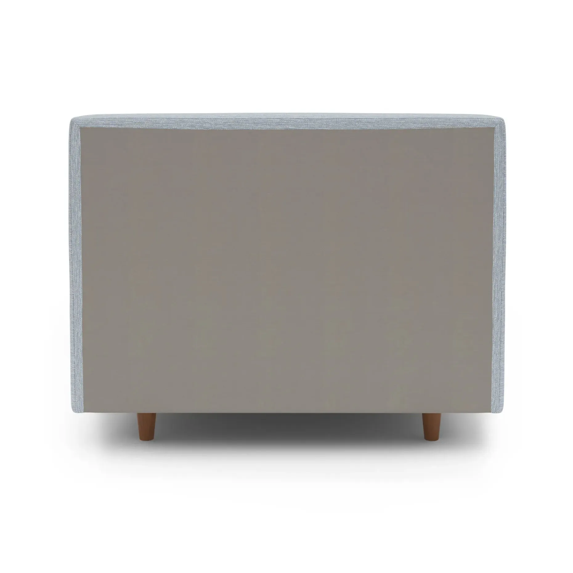 Tessu Twin Low Profile Upholstered Bed - Silver Light Blue