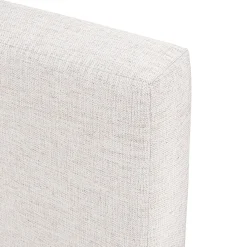 Tessu Twin Low Profile Upholstered Bed - Napa White