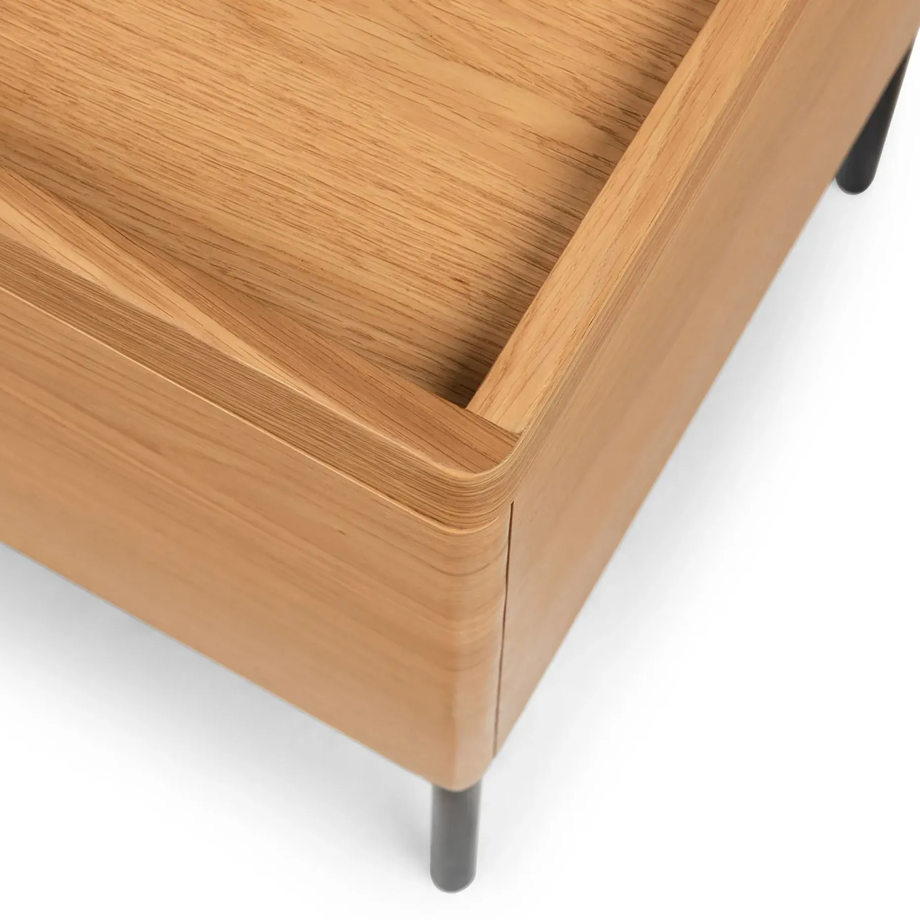 Thari 53" Bench - Oak and Everest Gray