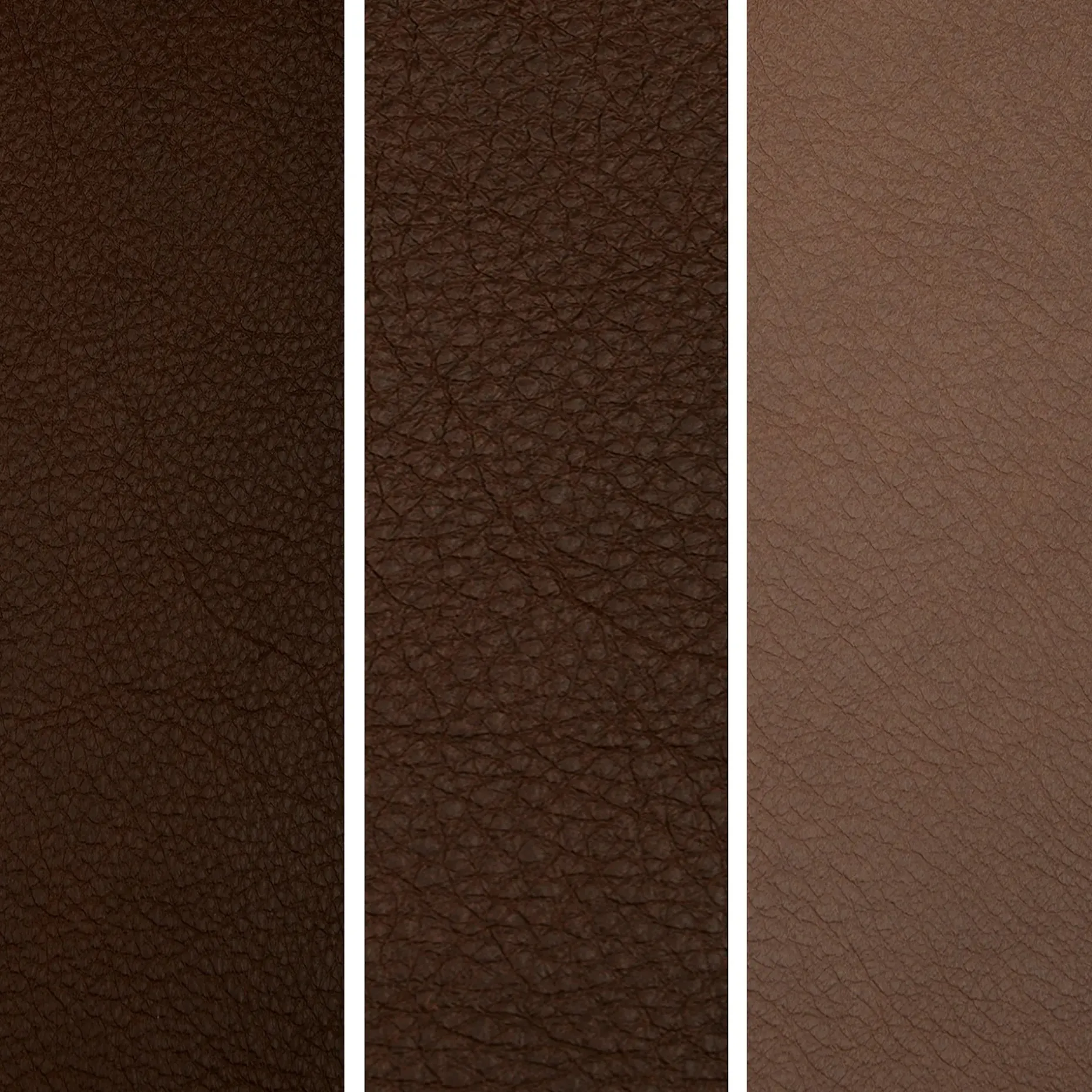 Timber 31" Leather Ottoman - Charme Chocolat