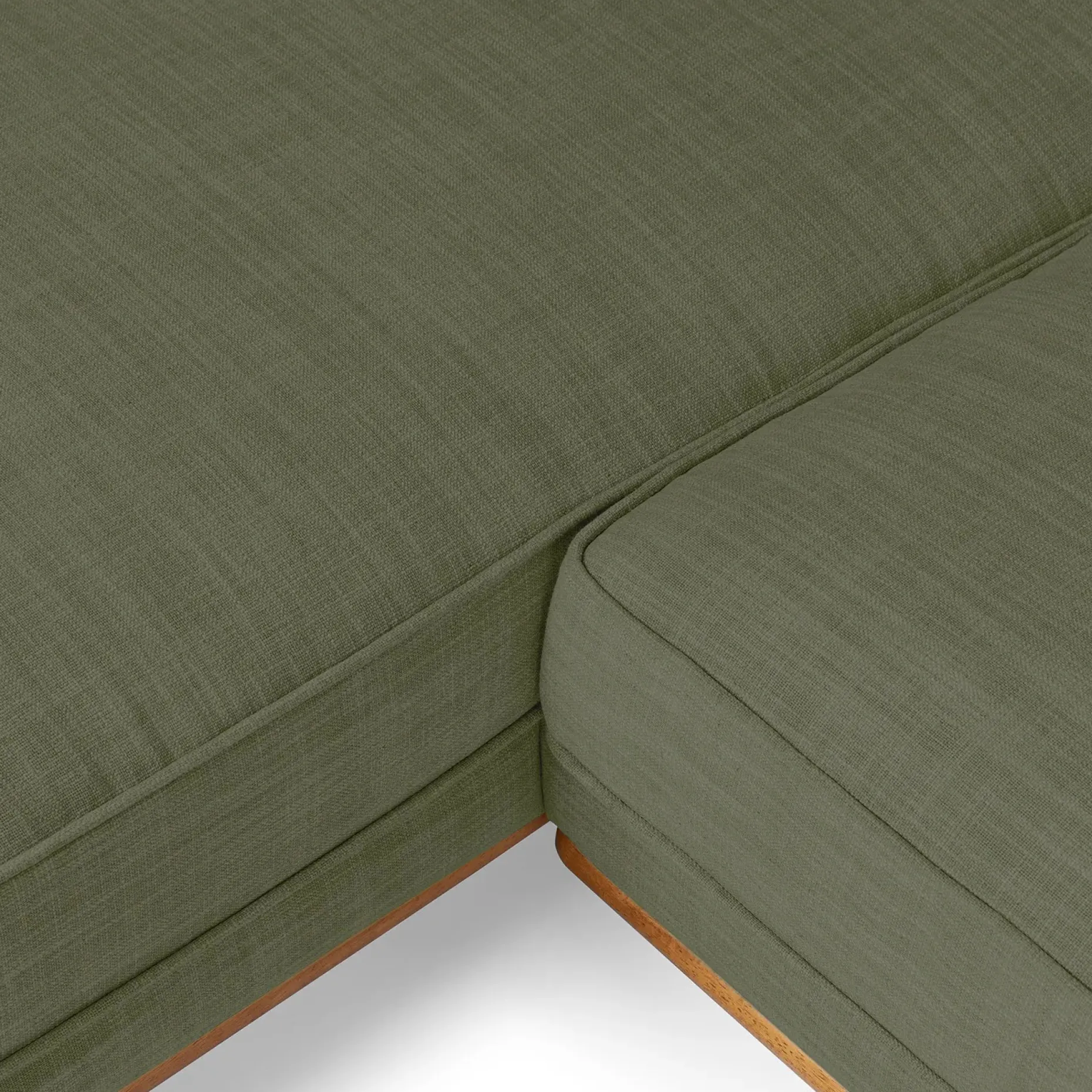 Timber 93" Left Sectional - Olio Green