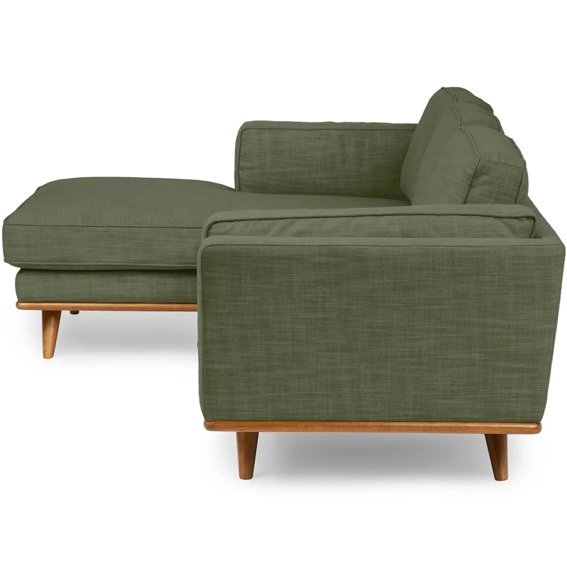 Timber 93" Left Sectional - Olio Green