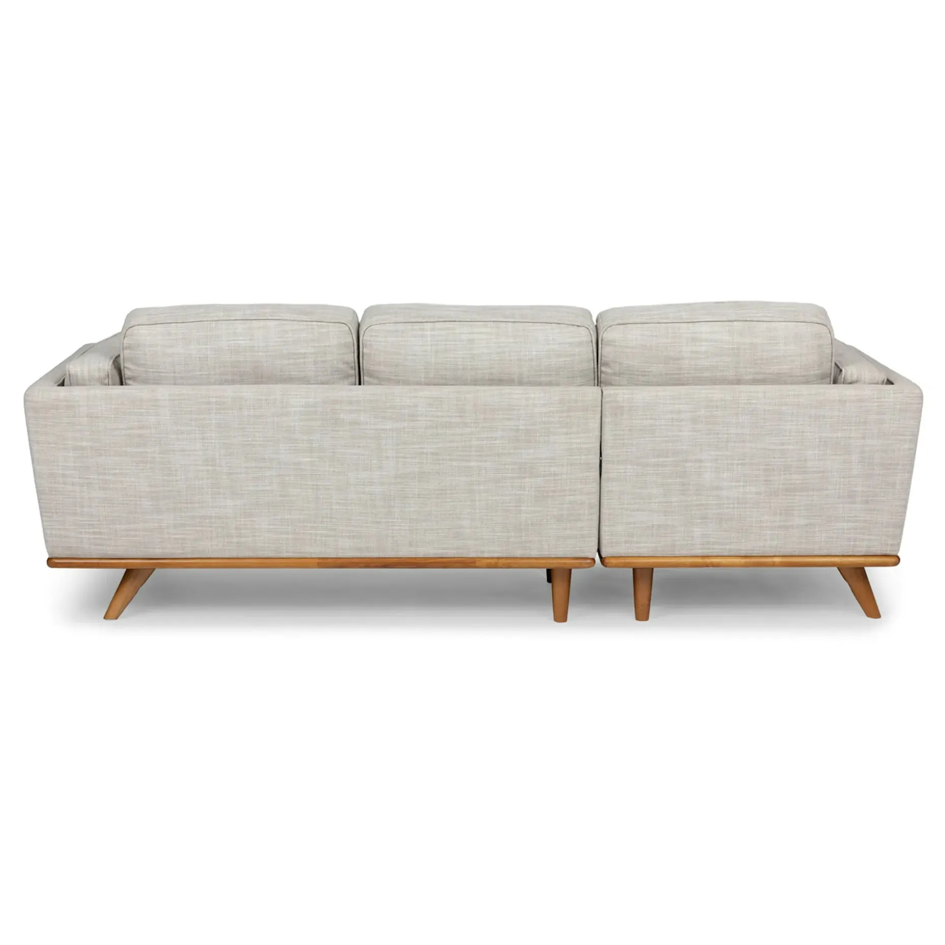 Timber 93" Left Sectional - Rain Cloud Gray
