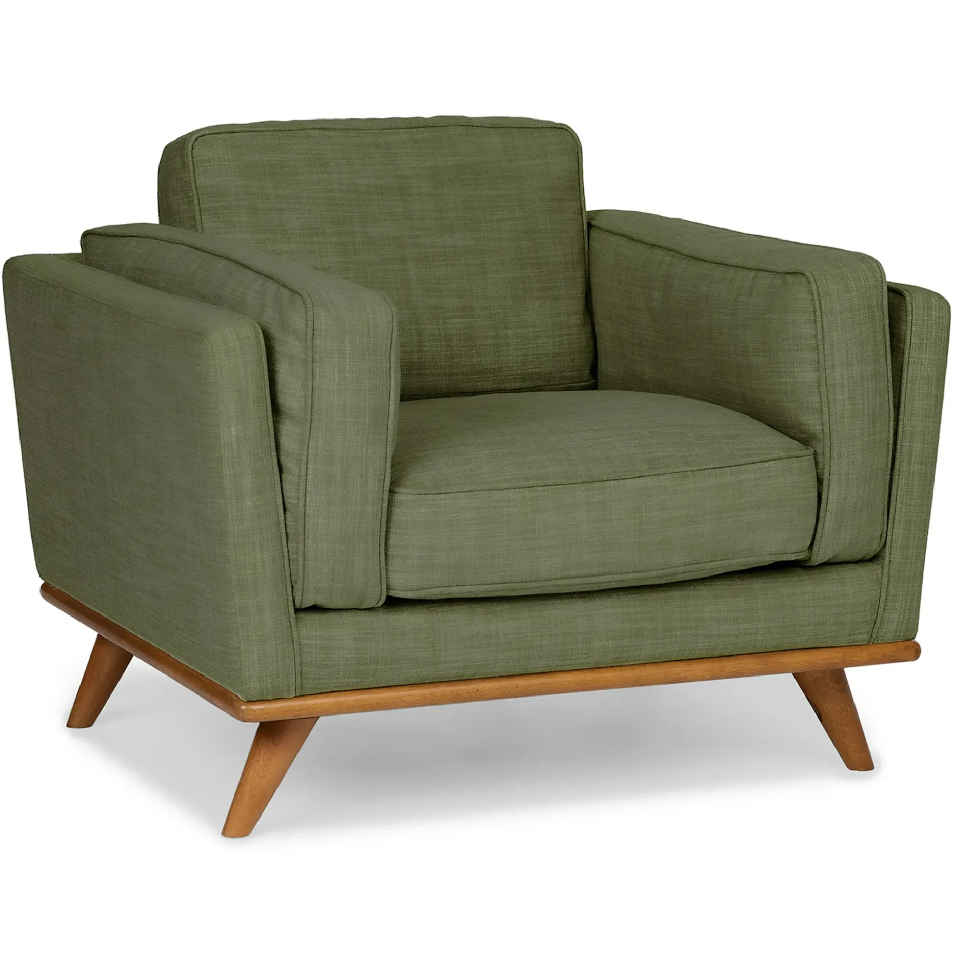 Timber 41" Lounge Chair - Olio Green