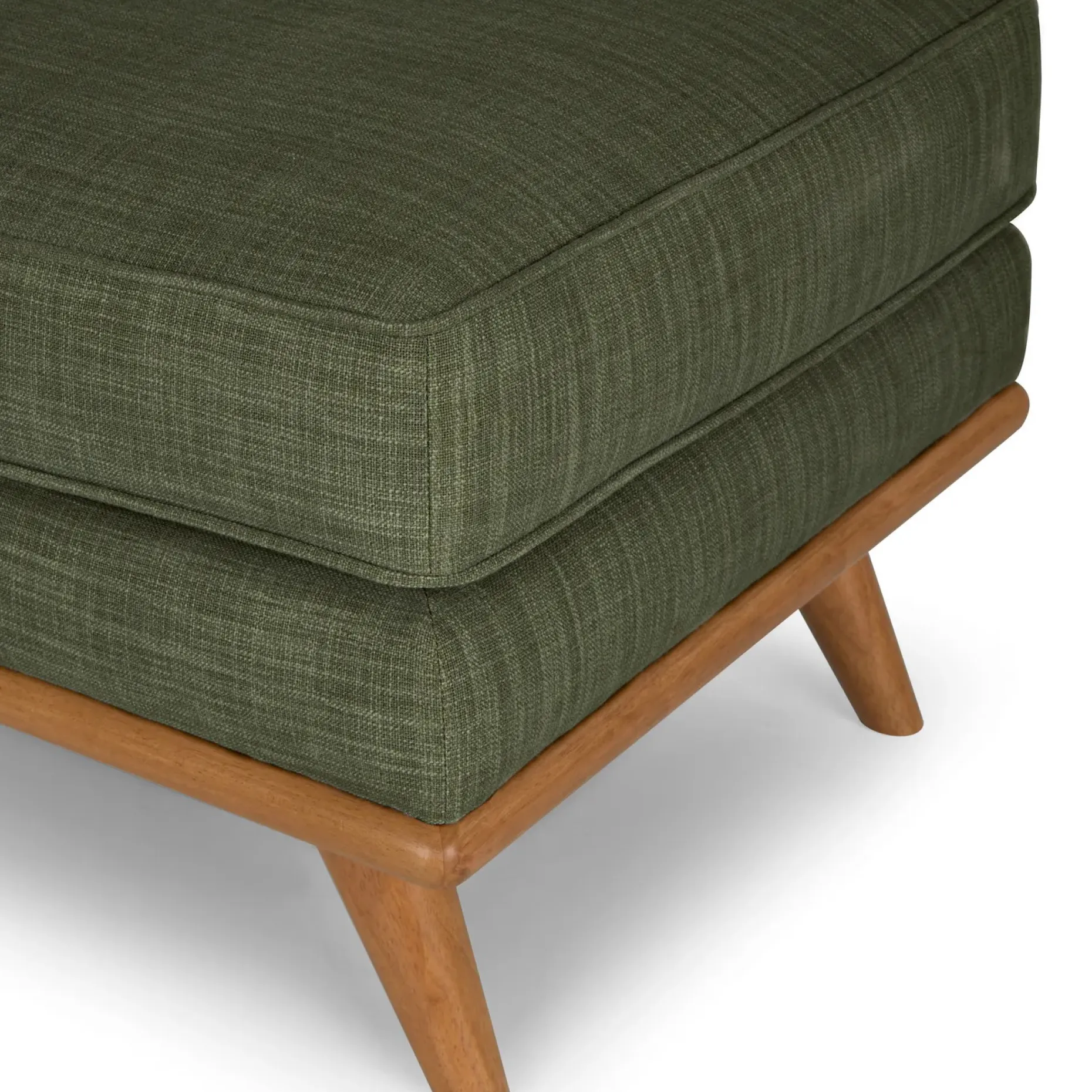 Timber 31" Ottoman - Olio Green