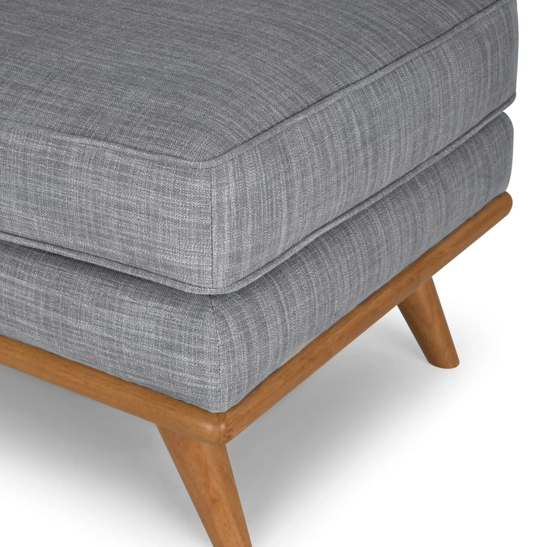 Timber 31" Ottoman - Pebble Gray