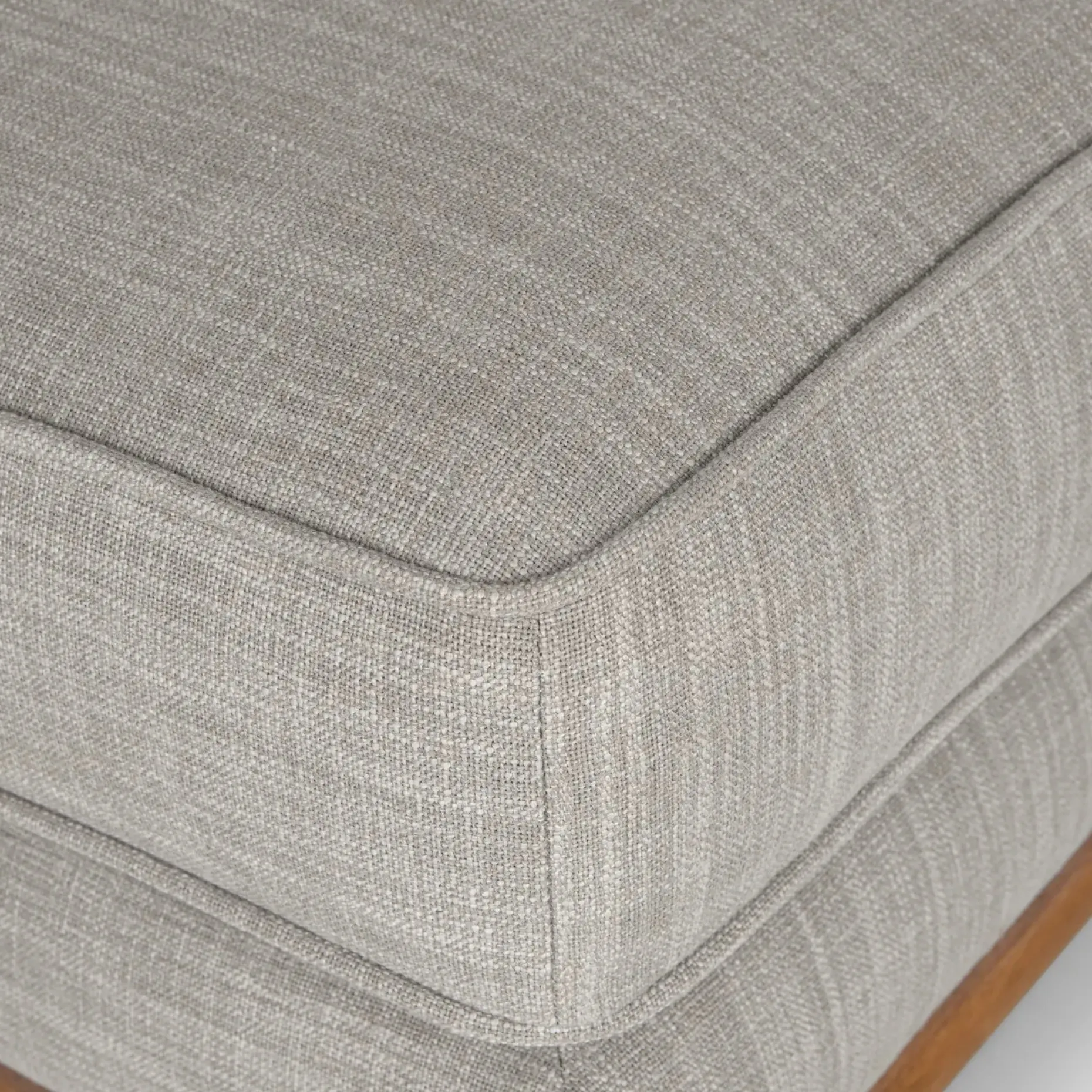 Timber 31" Ottoman - Rain Cloud Gray