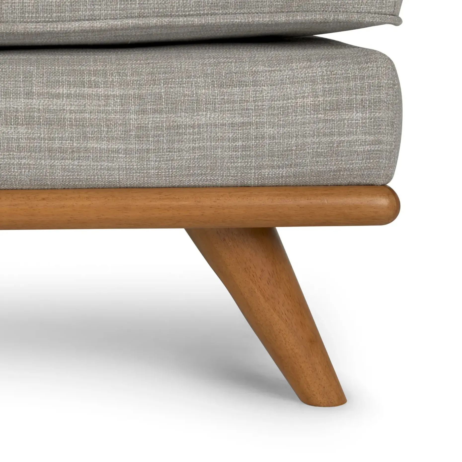 Timber 31" Ottoman - Rain Cloud Gray