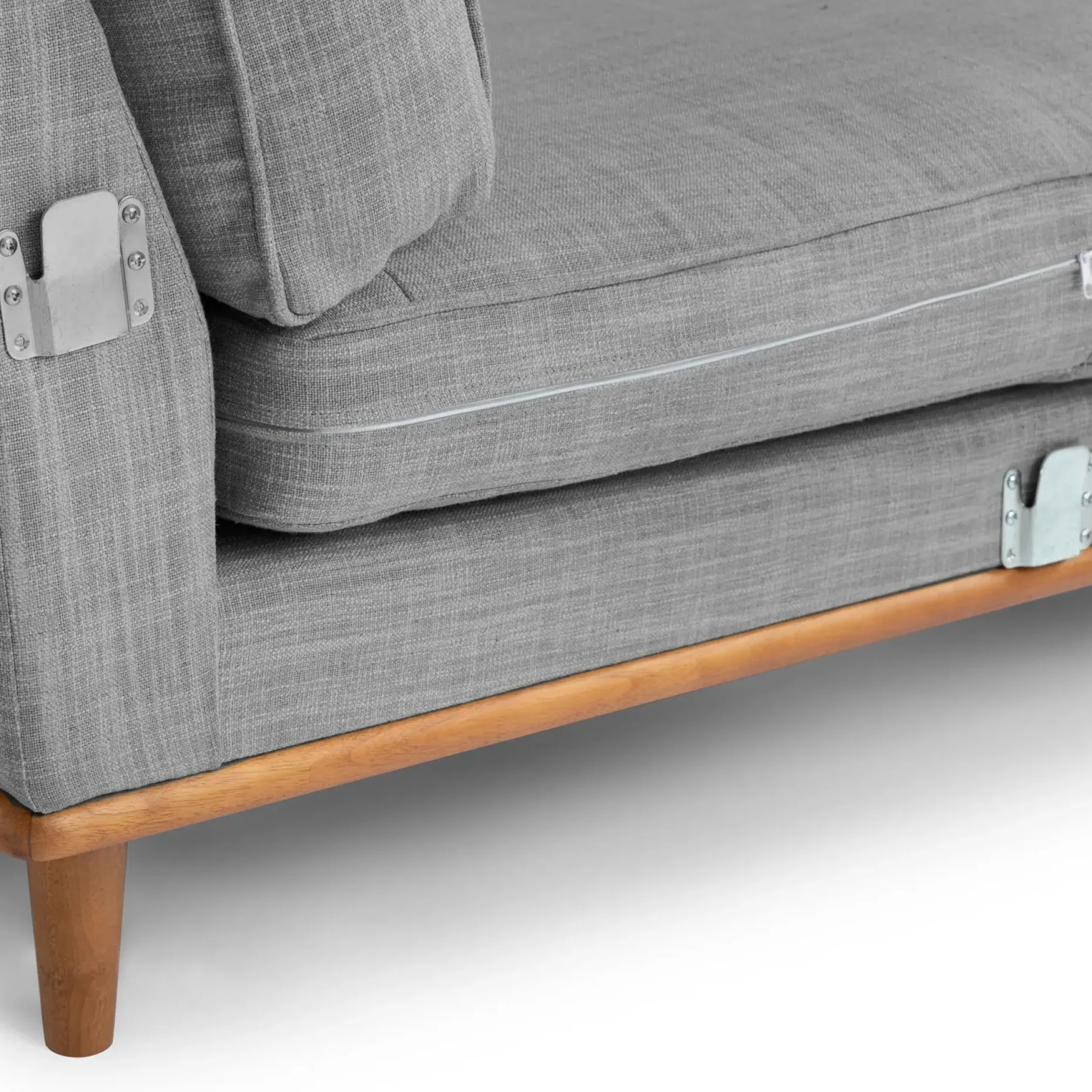 Timber 93" Right Sectional - Pebble Gray